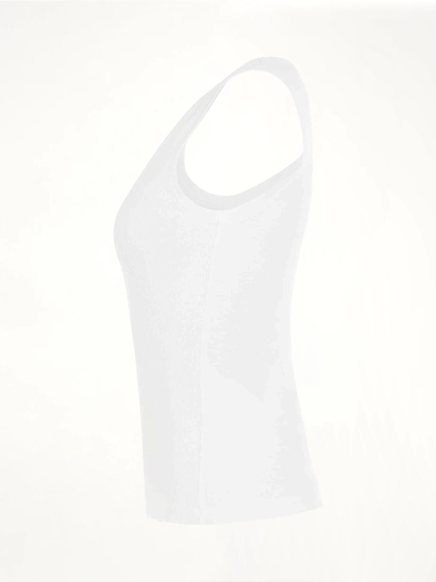 Anagram Embroidered Tank Top in White - Image 3