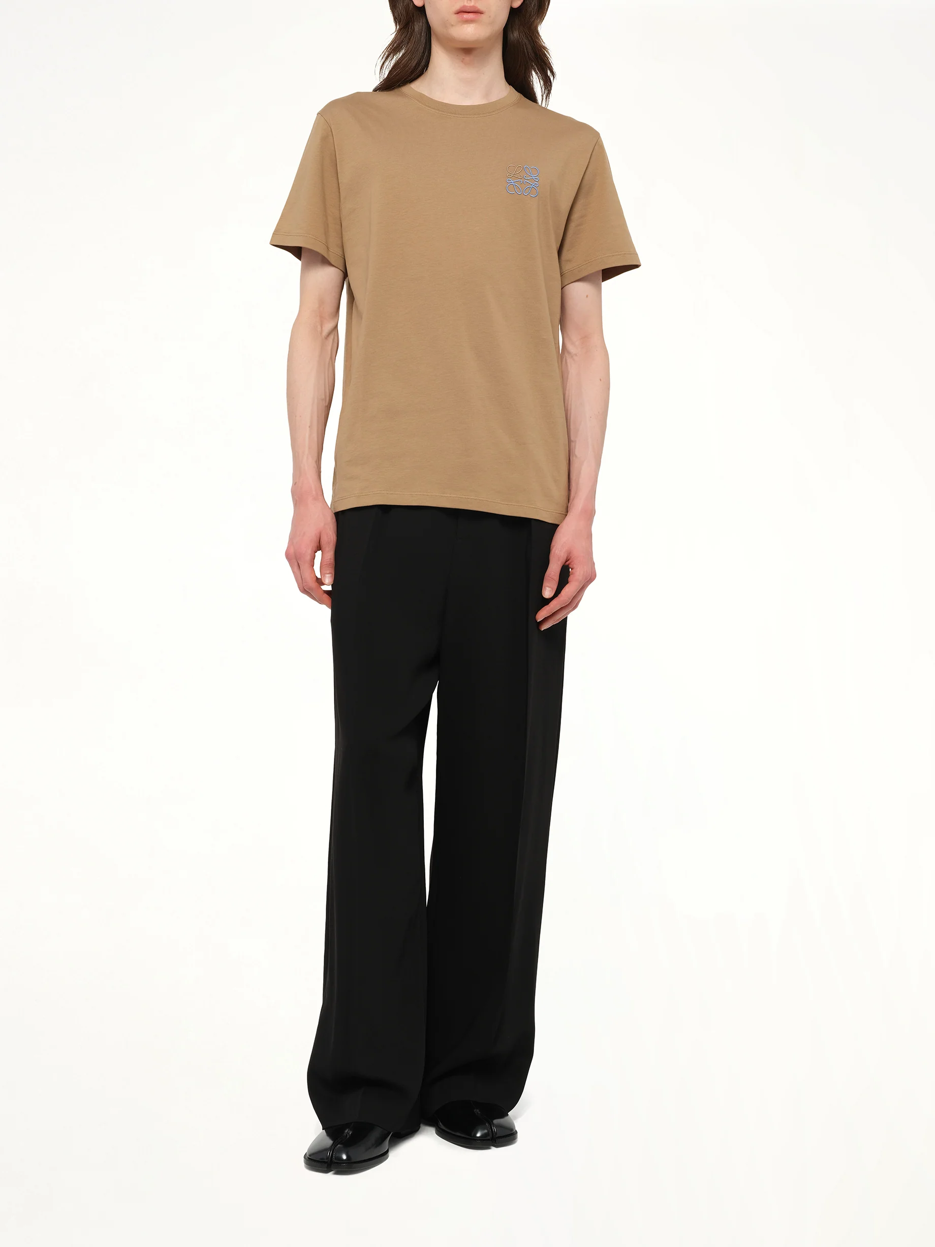 Anagram Logo T-Shirt in Camel - Image 4