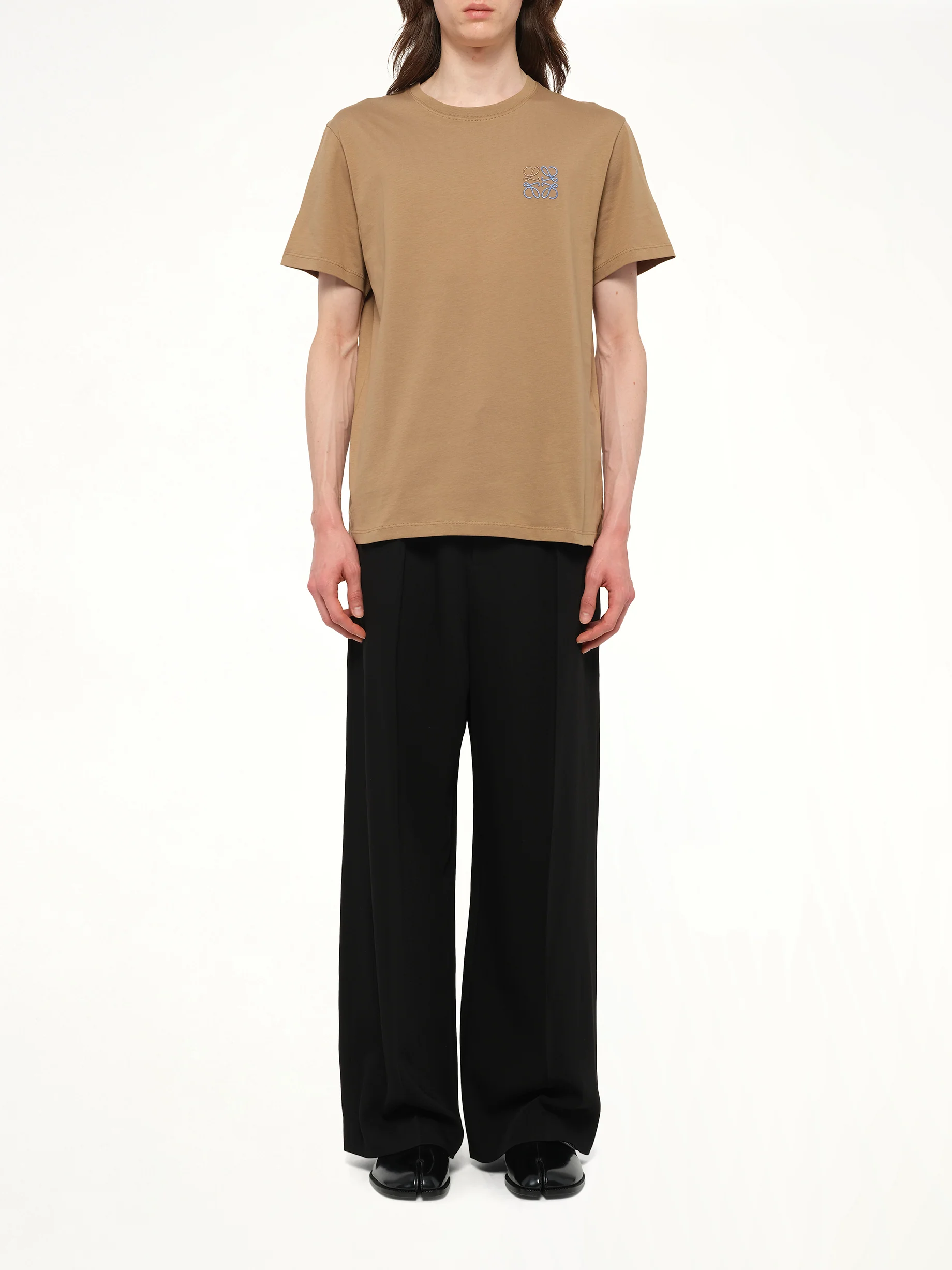 Anagram Logo T-Shirt in Camel - Image 7
