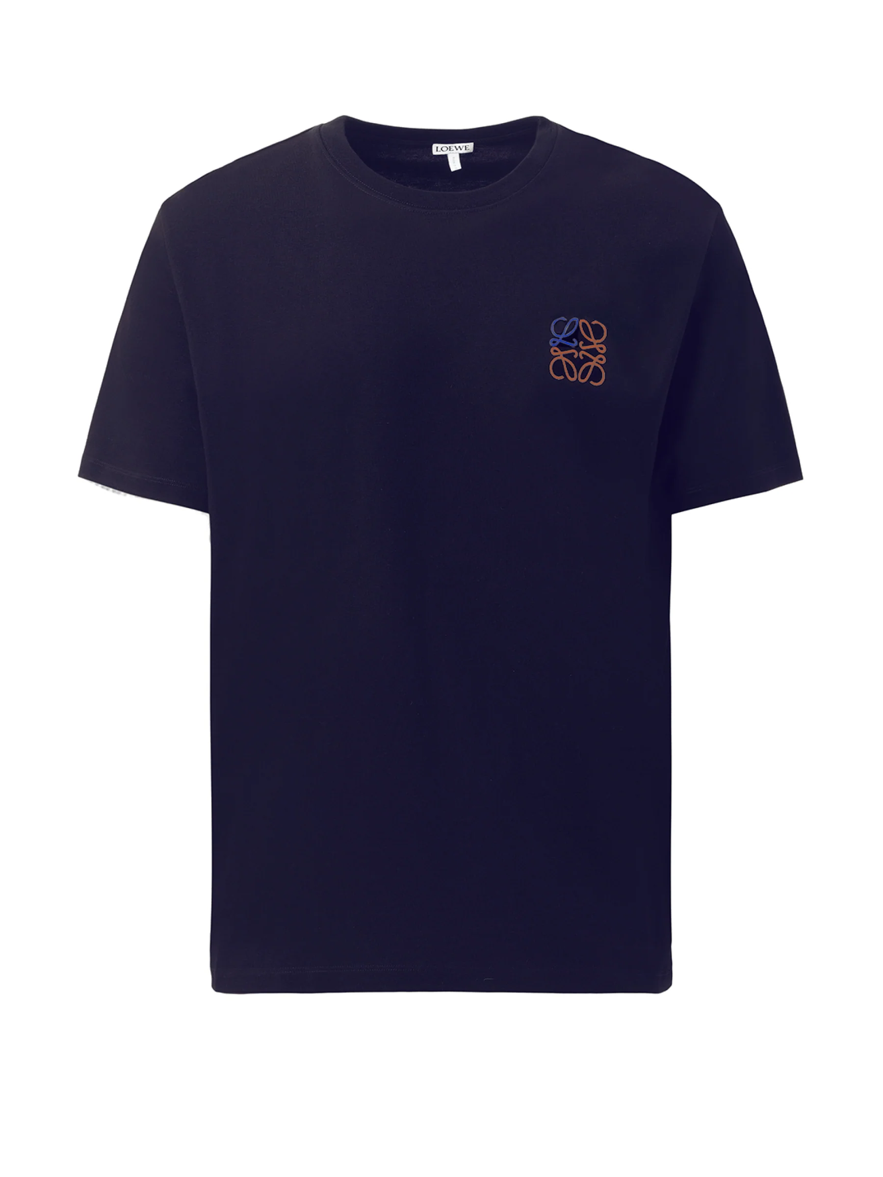 Anagram Logo T-Shirt in Dark Navy - Image 2