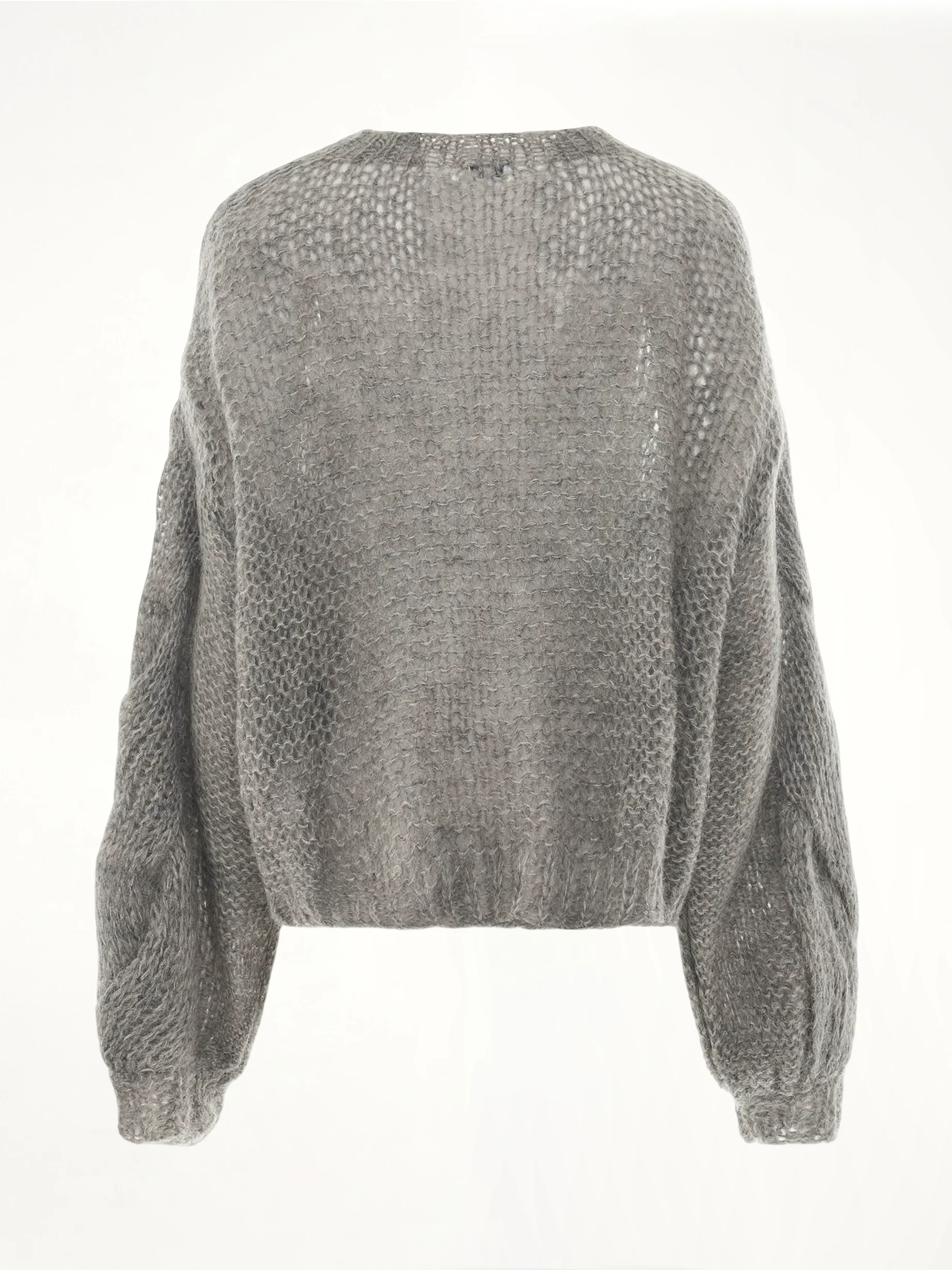 Anagram Mohair Sweater in Grey Melange - Image 4