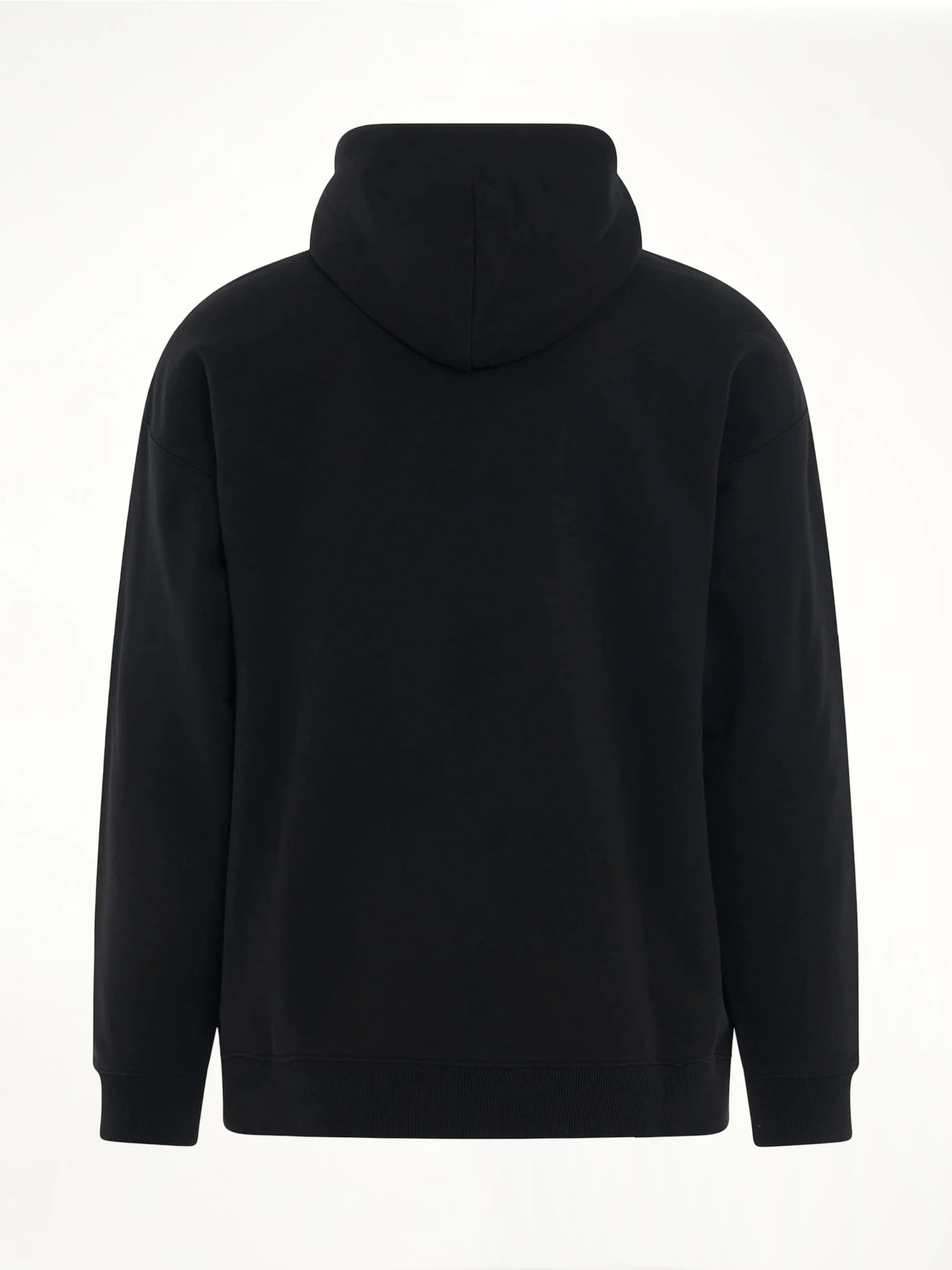 Anagram Patch Pocket Hoodie in Black - Image 4