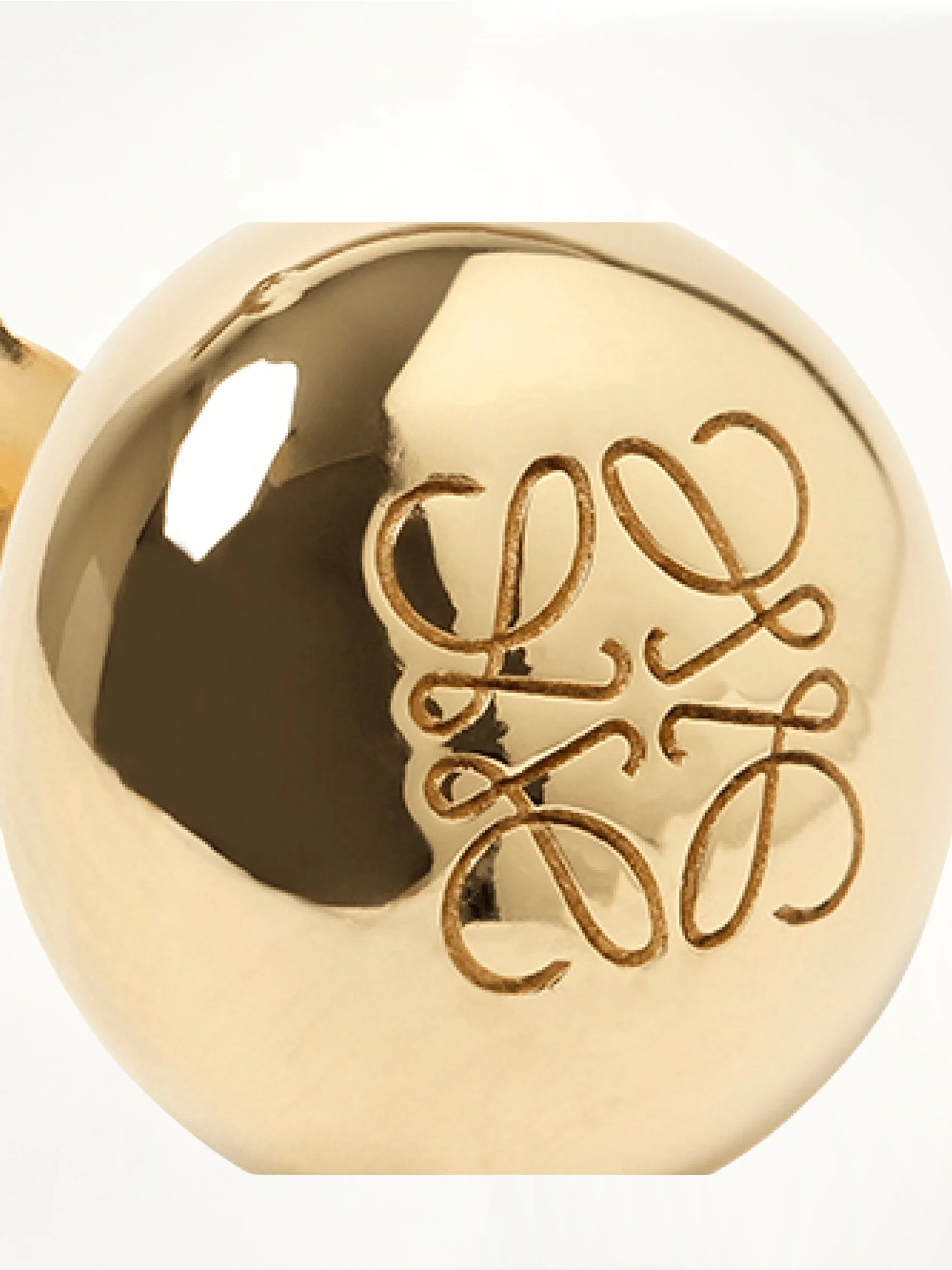 Anagram Pebble Stud Earrings in Gold - Image 3