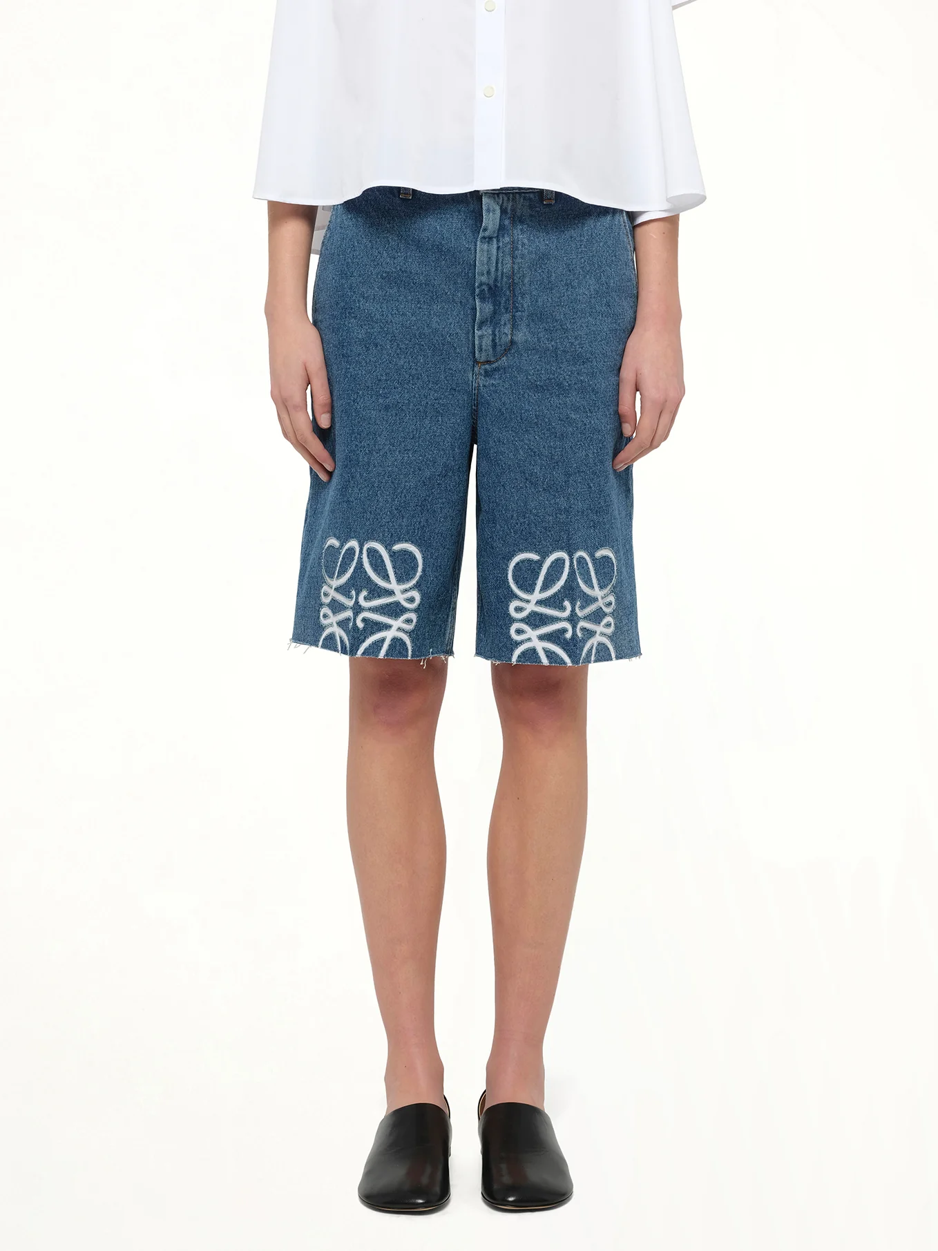 Anagram Shorts AF in Jeans Blue