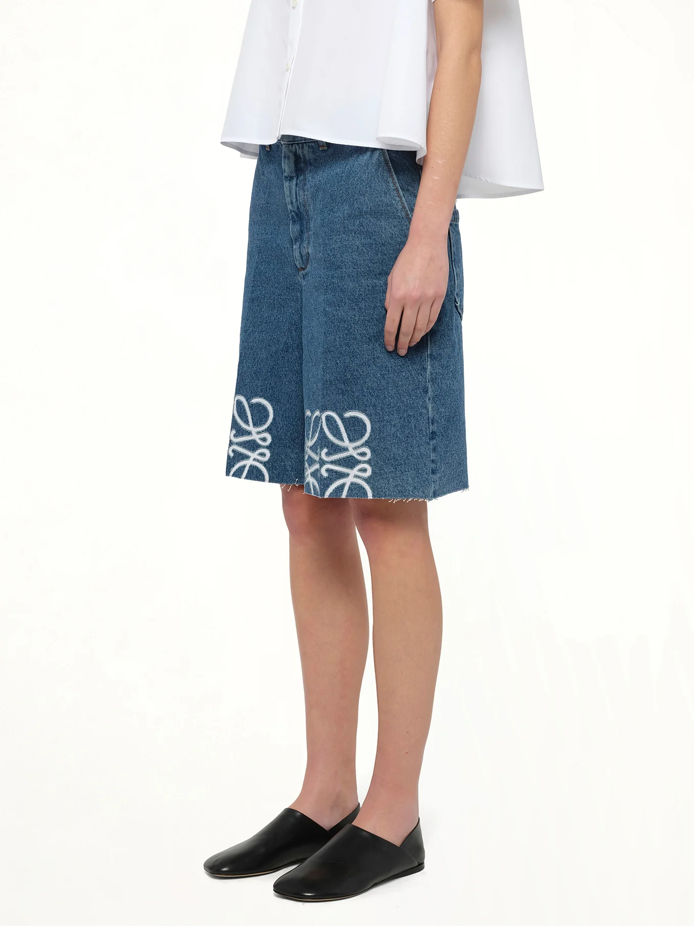 Anagram Shorts AF in Jeans Blue - Image 3