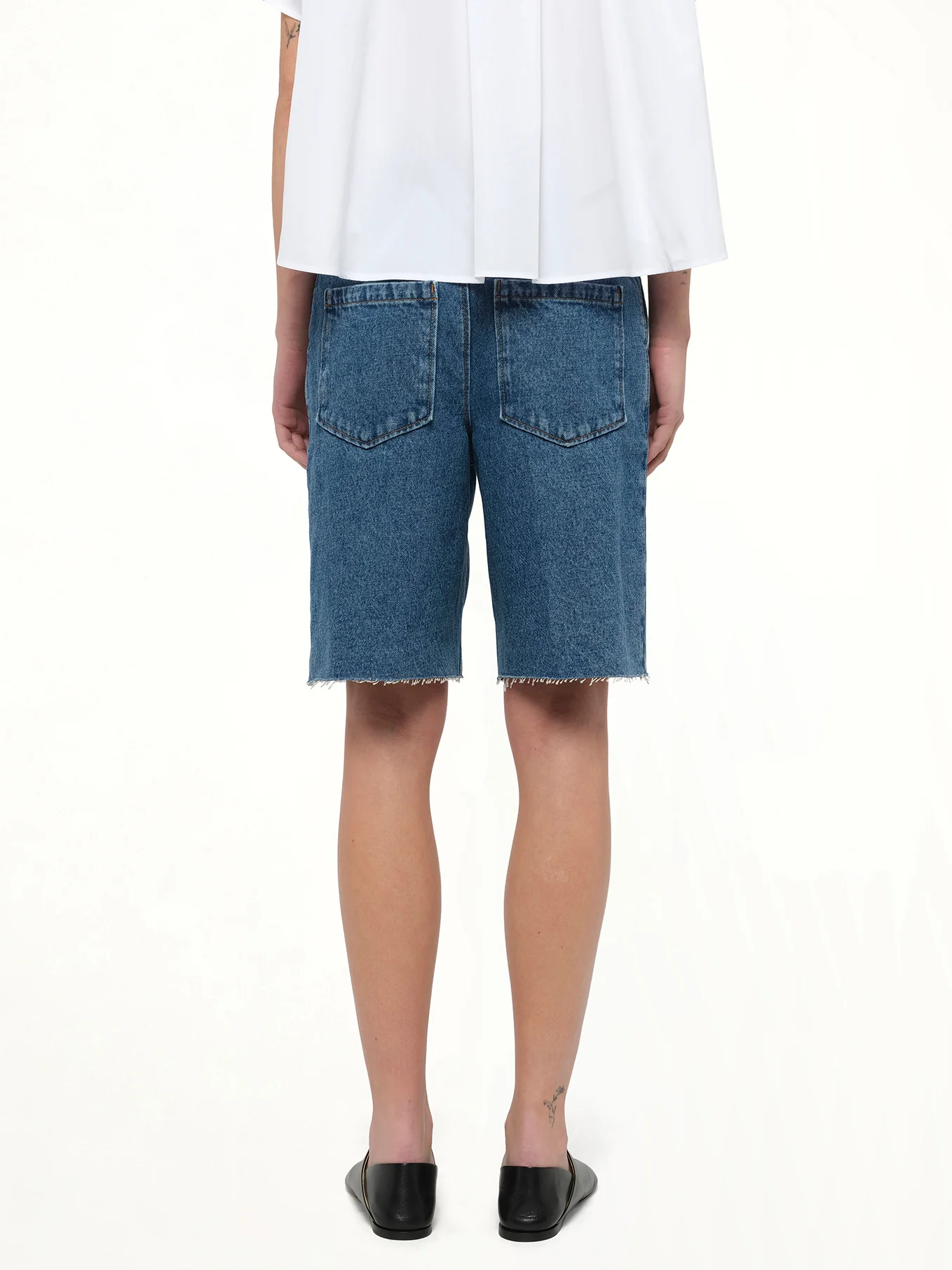 Anagram Shorts AF in Jeans Blue - Image 5