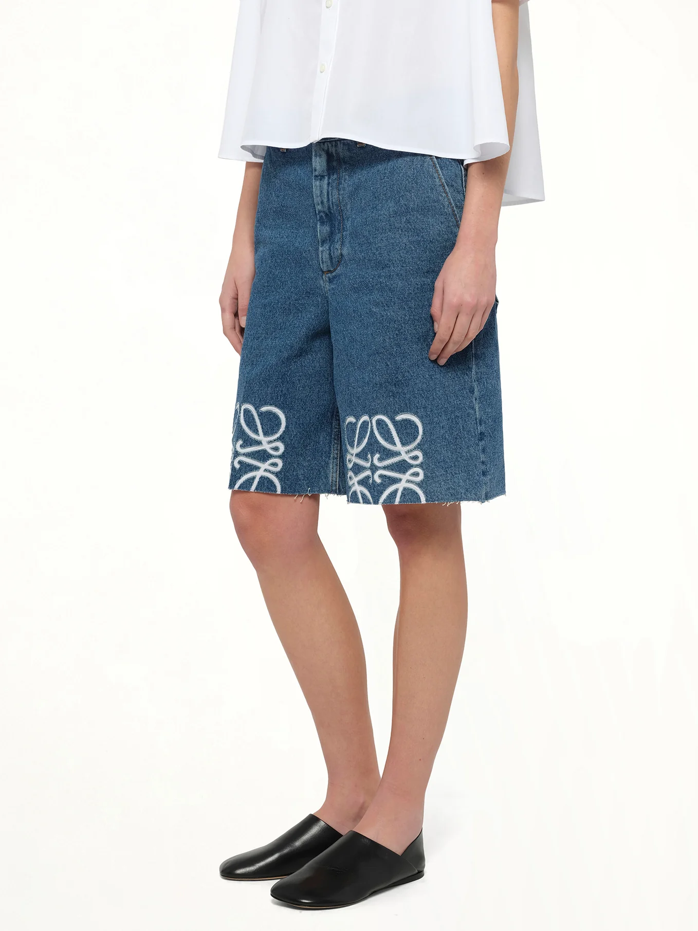 Anagram Shorts AF in Jeans Blue - Image 6