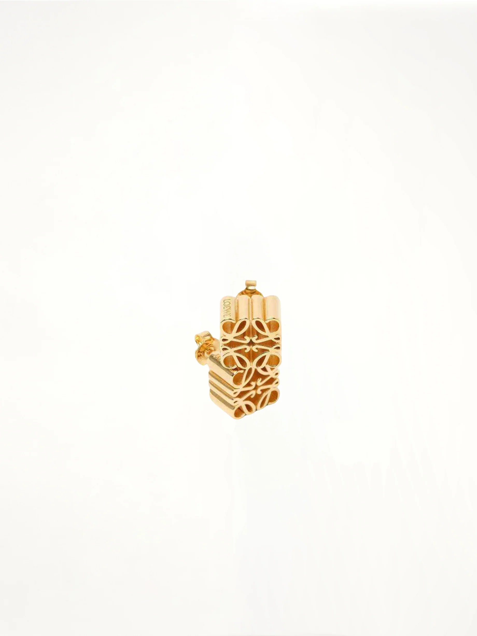 Anagram Stud Earrings in Gold