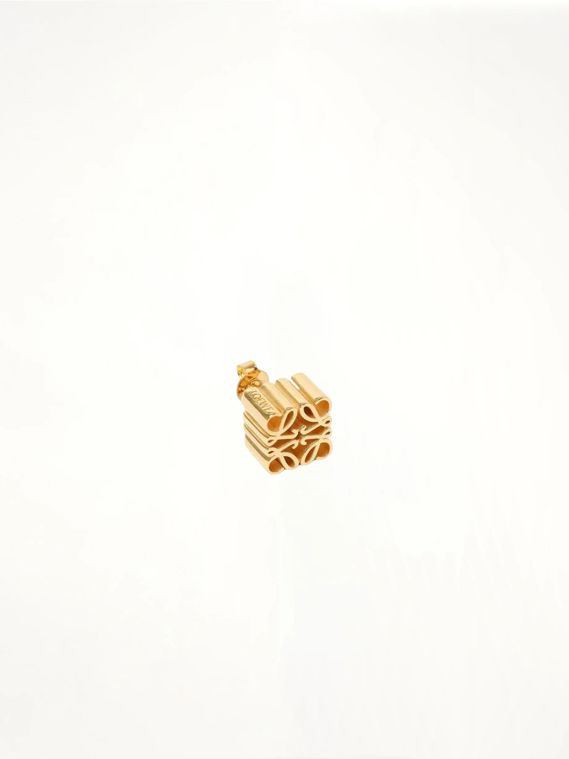 Anagram Stud Earrings in Gold - Image 2