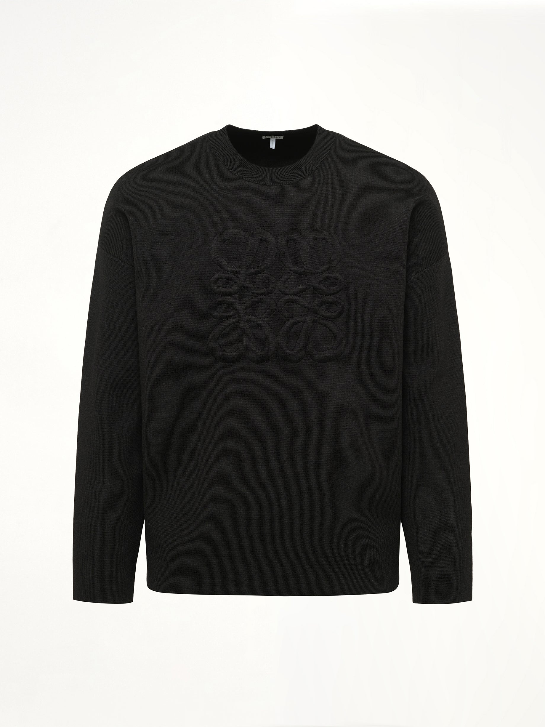 Anagram Sweater in Black - Image 2