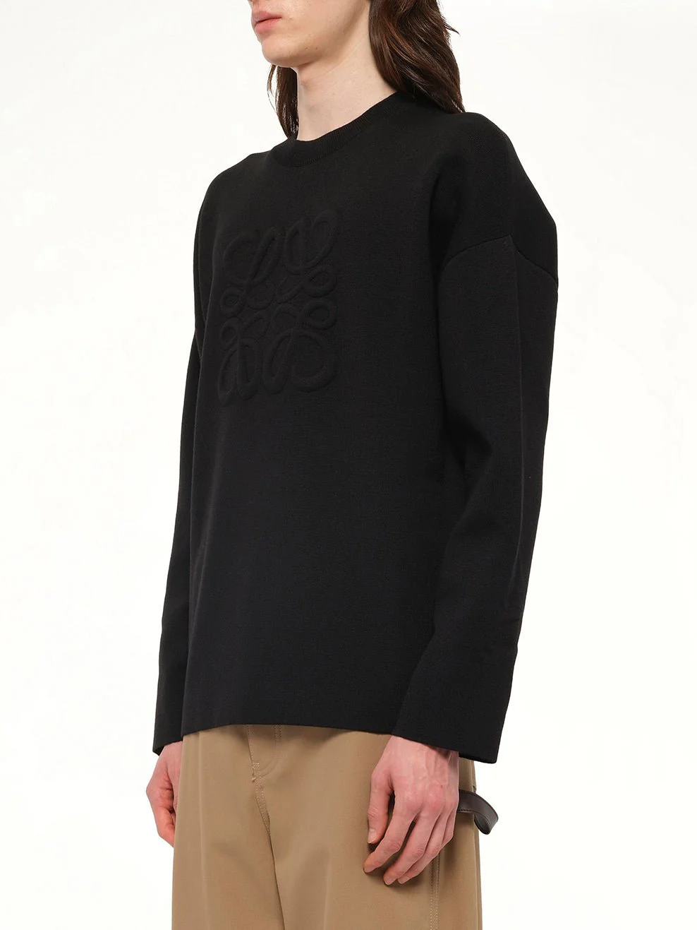 Anagram Sweater in Black - Image 3