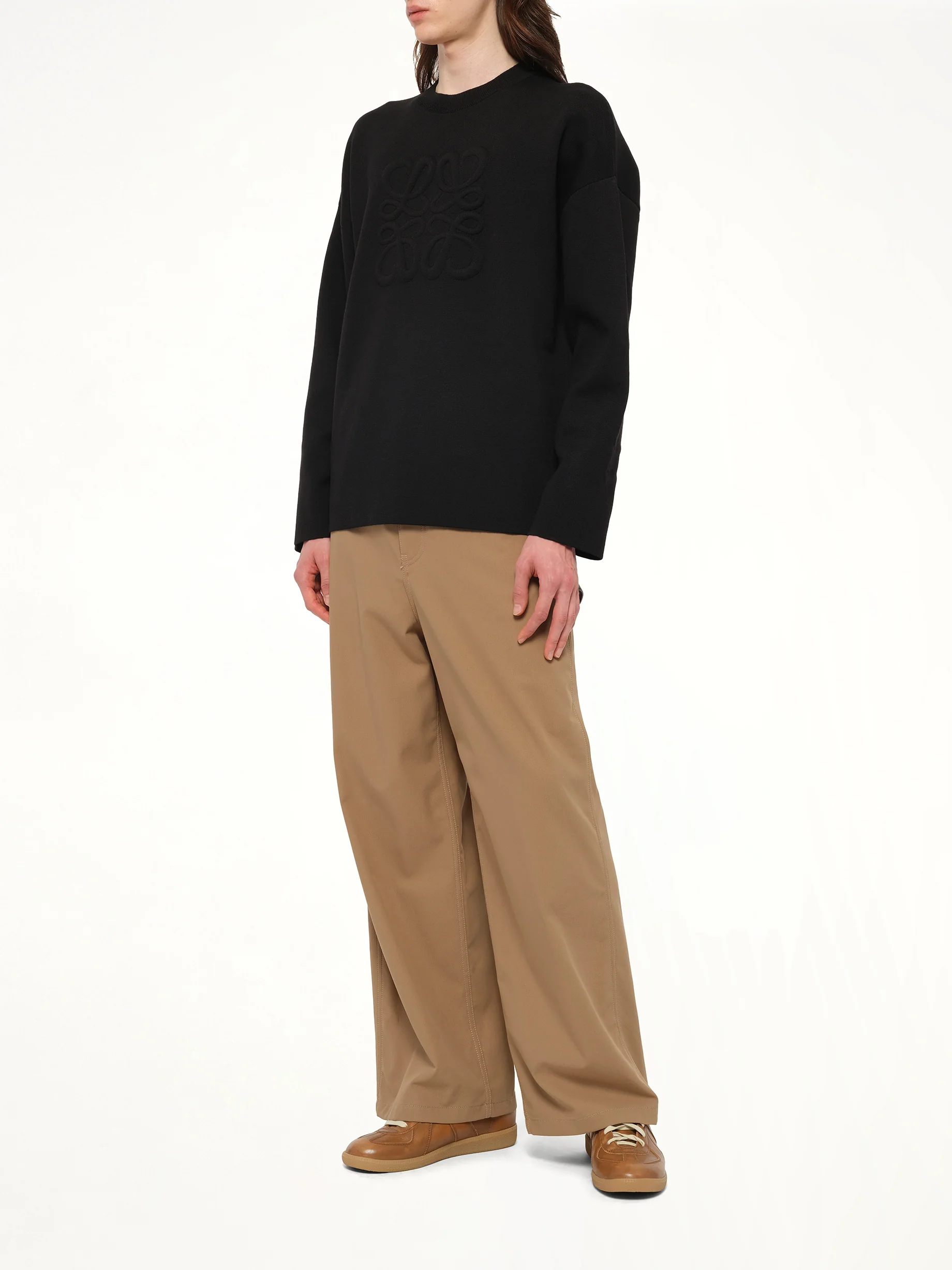Anagram Sweater in Black - Image 4