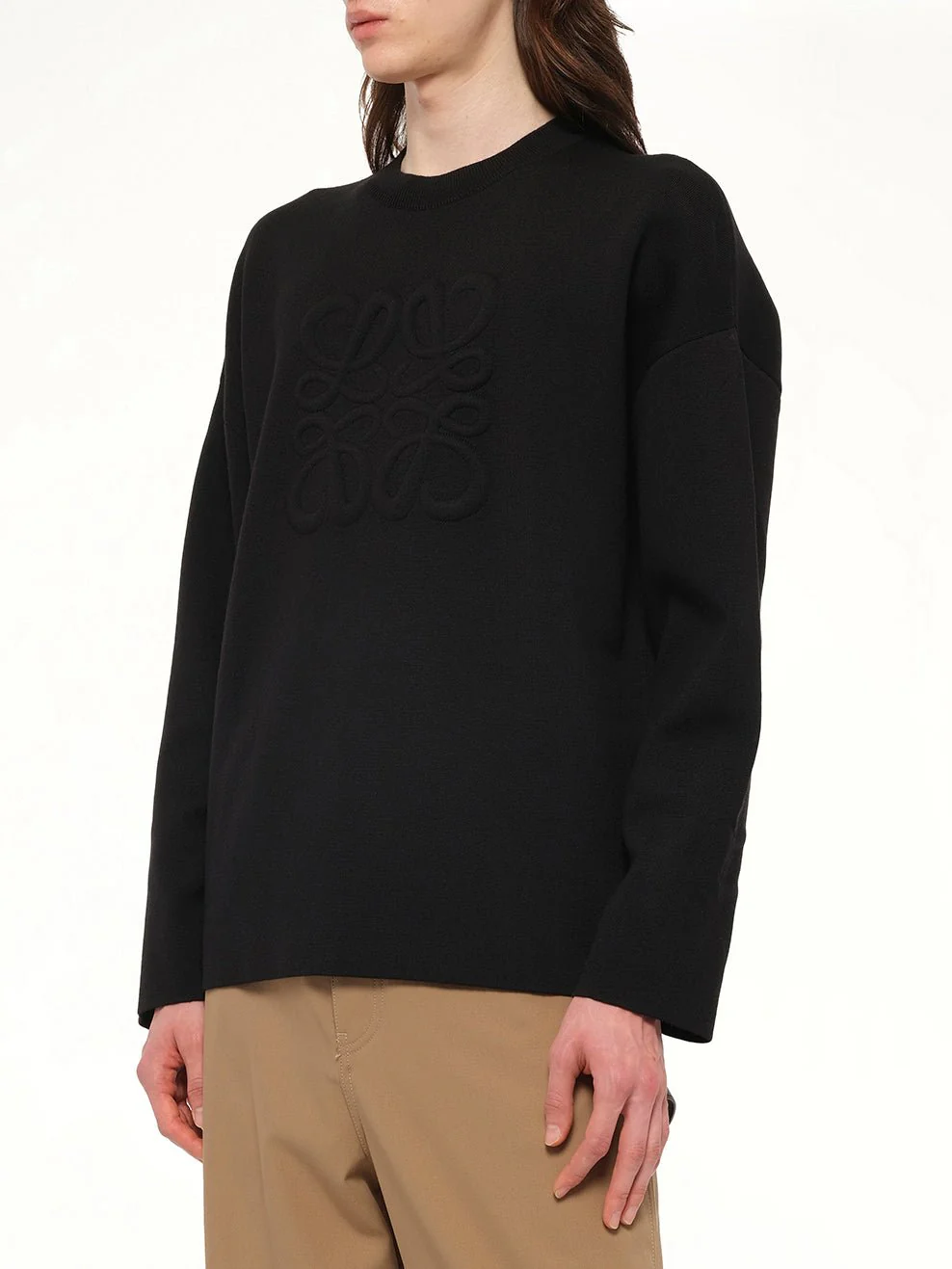 Anagram Sweater in Black - Image 6
