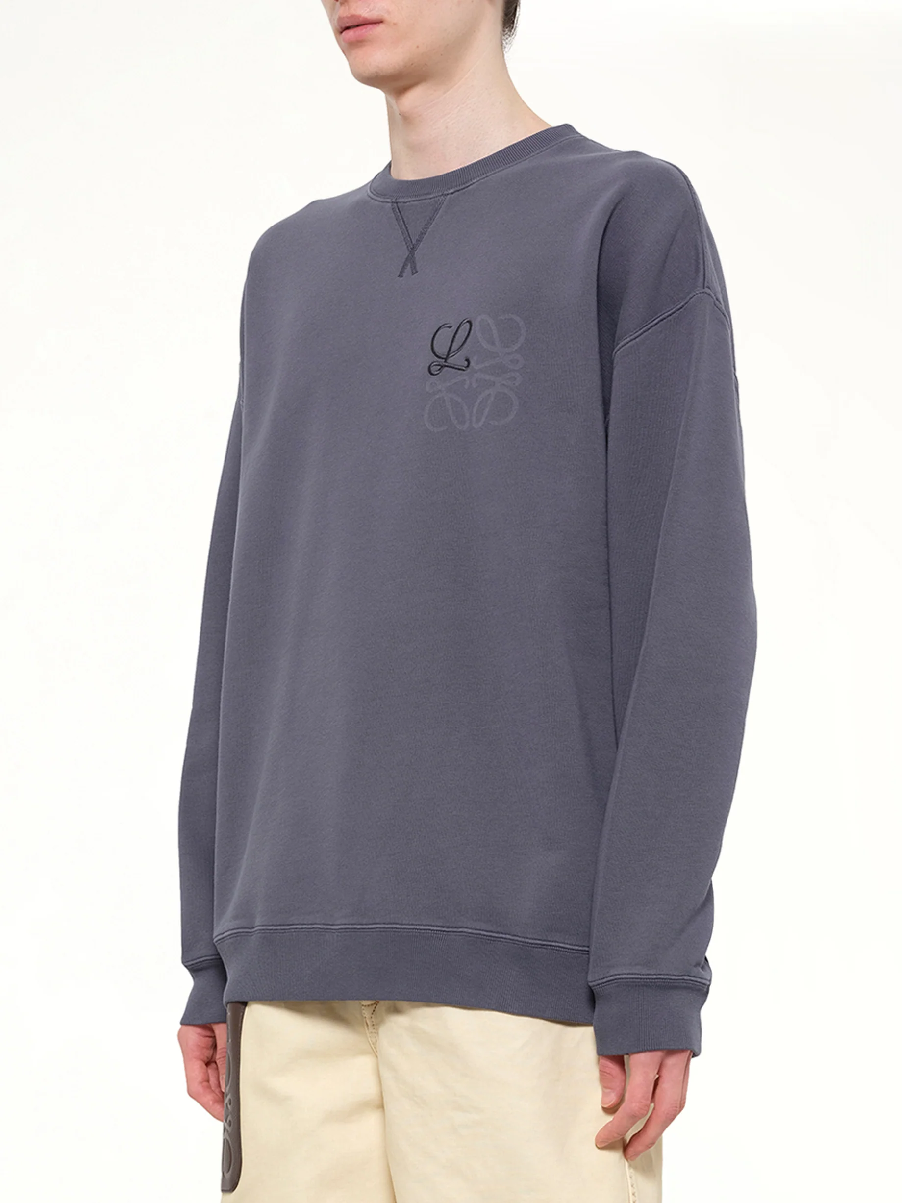 Anagram Sweatshirt in Indigo Blue - Image 3