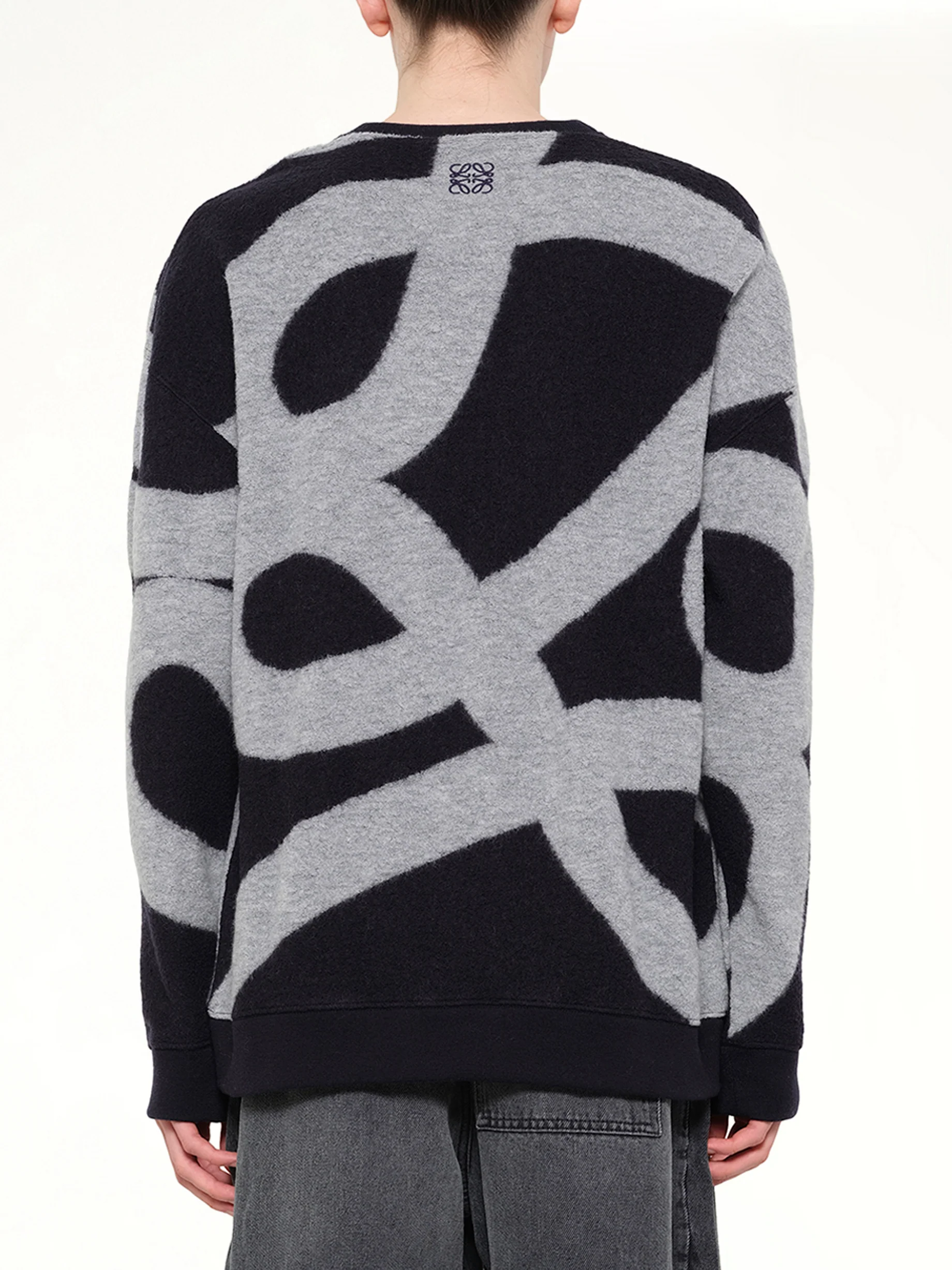 Anagram Sweatshirt in Navy/Grey - Image 5