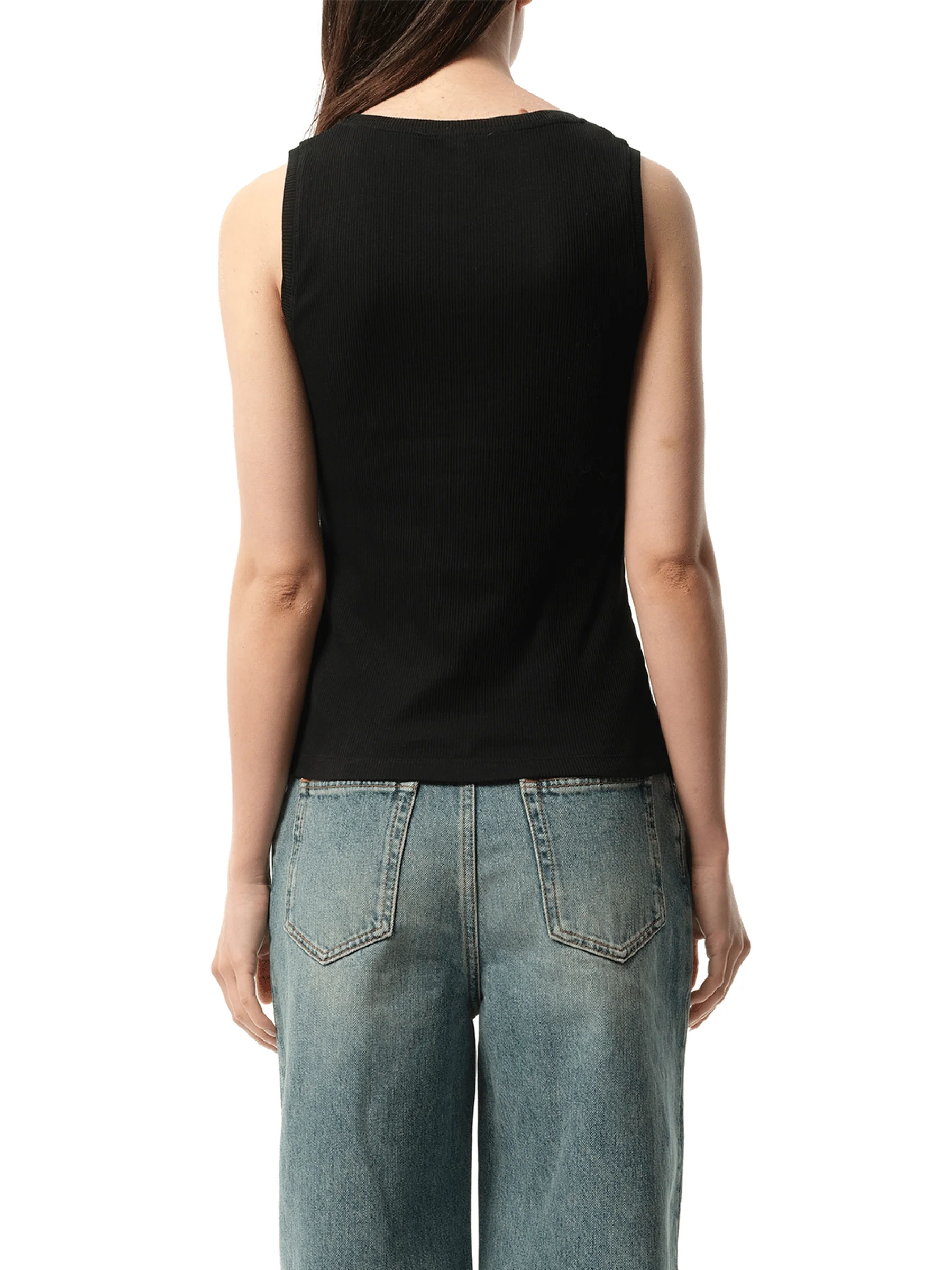 Anagram Tanktop in Black - Image 6