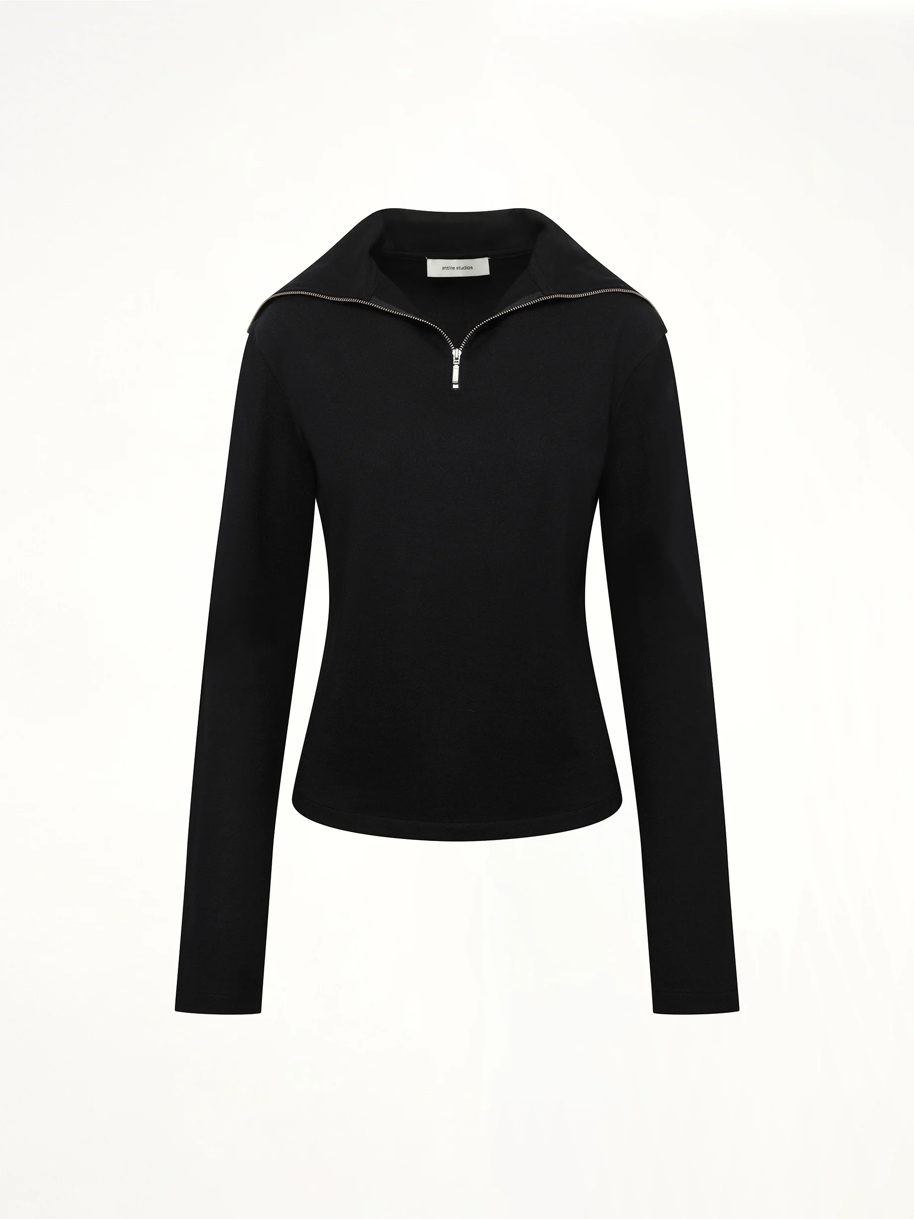 Apex Wool Top in Black - Image 2