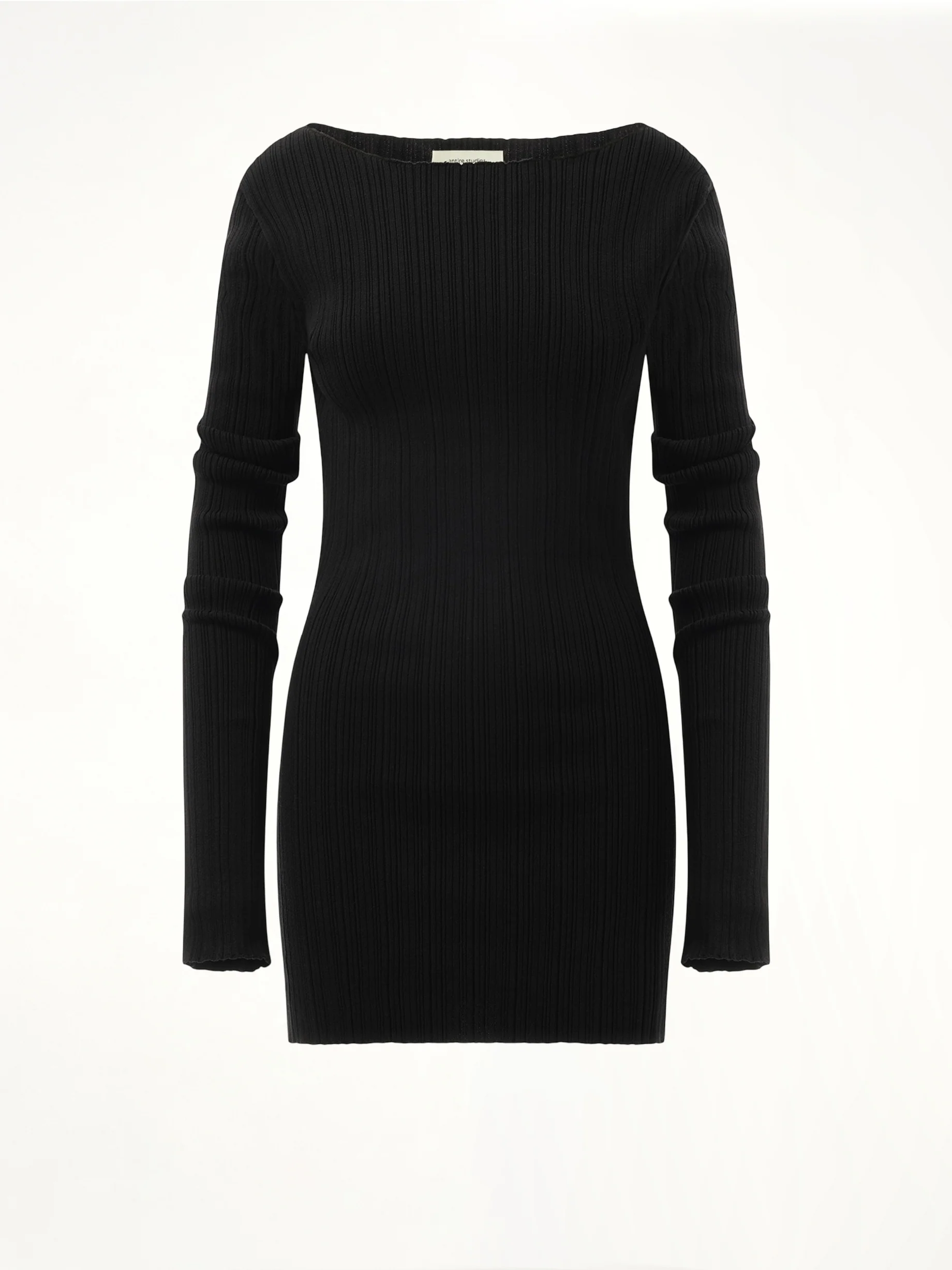 Arches Long Sleeve Knit Sweater in Black - Image 2