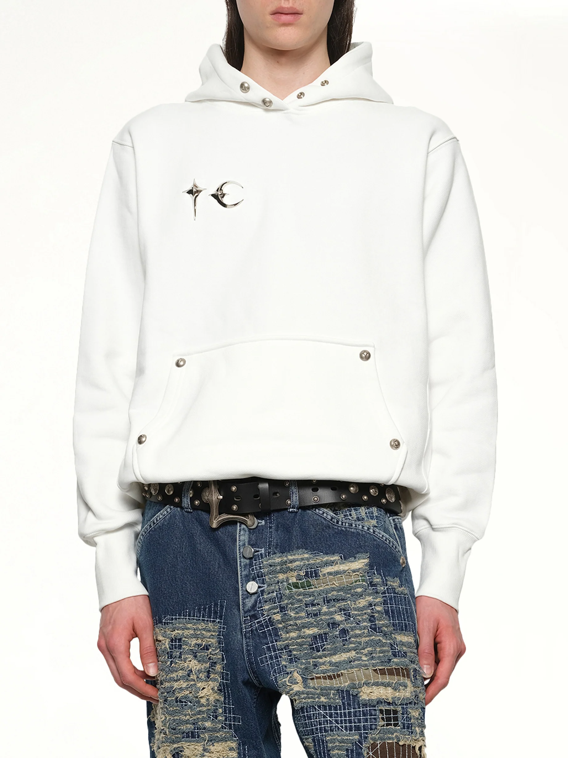 Armor Hoodie in White - Image 6