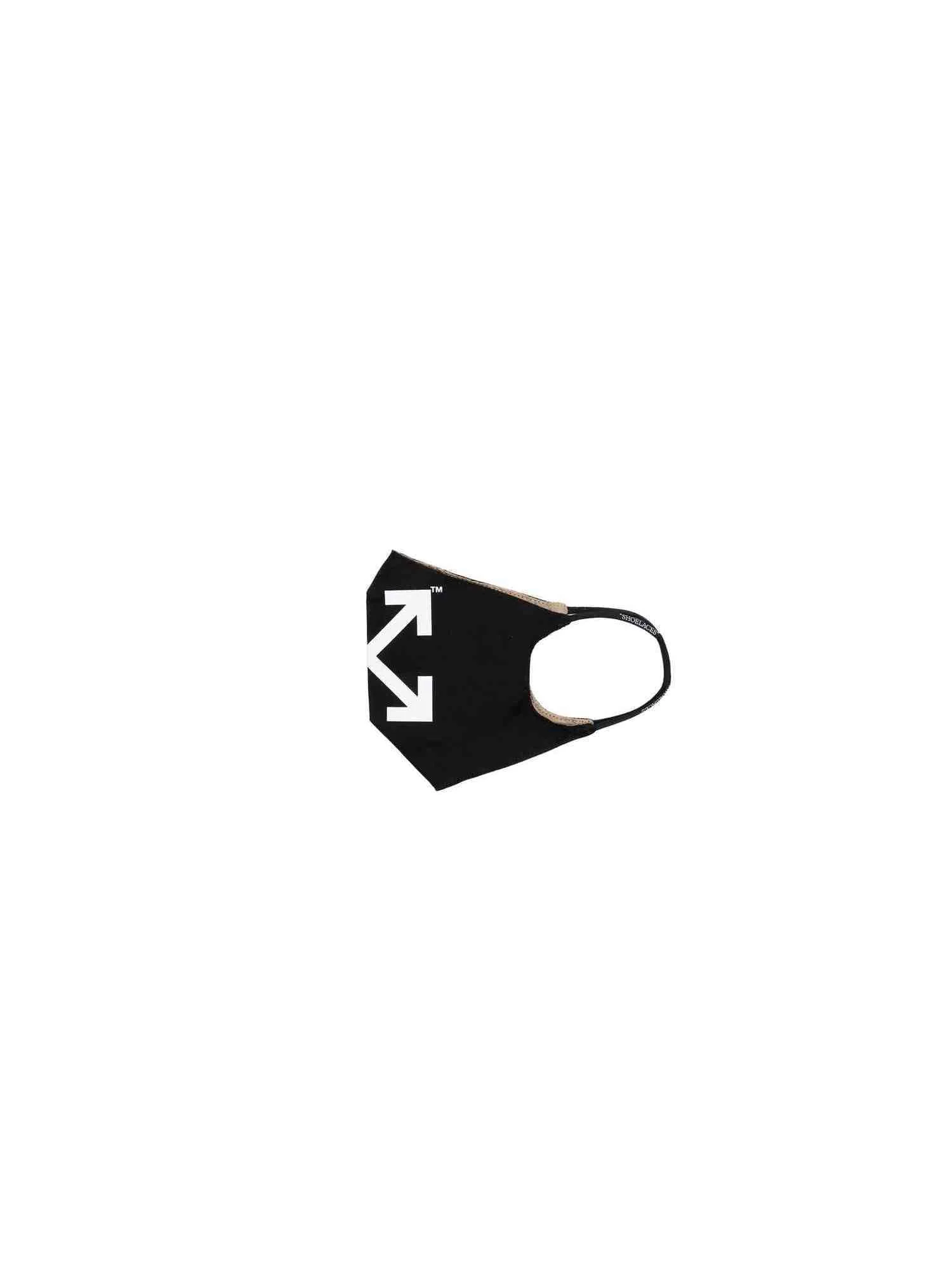 Classic Arrow Simple Mask in Black/White - Image 2