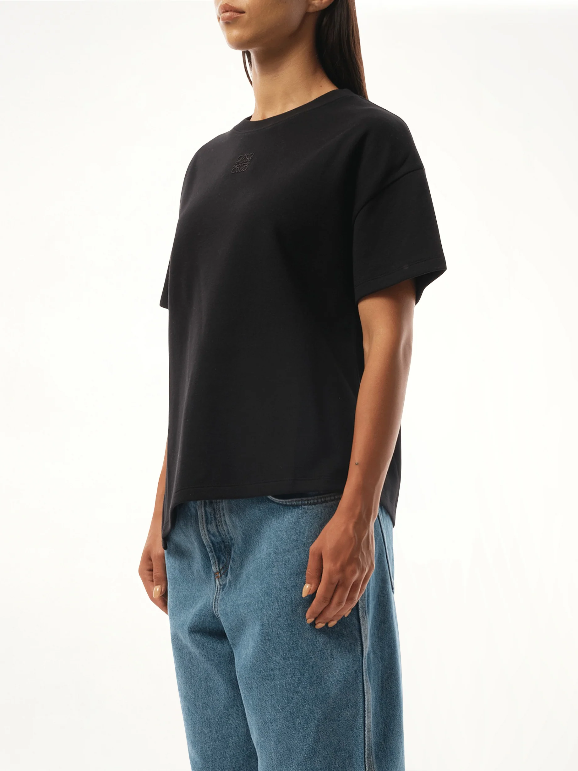 Asymmetric T-Shirt Black - Image 5