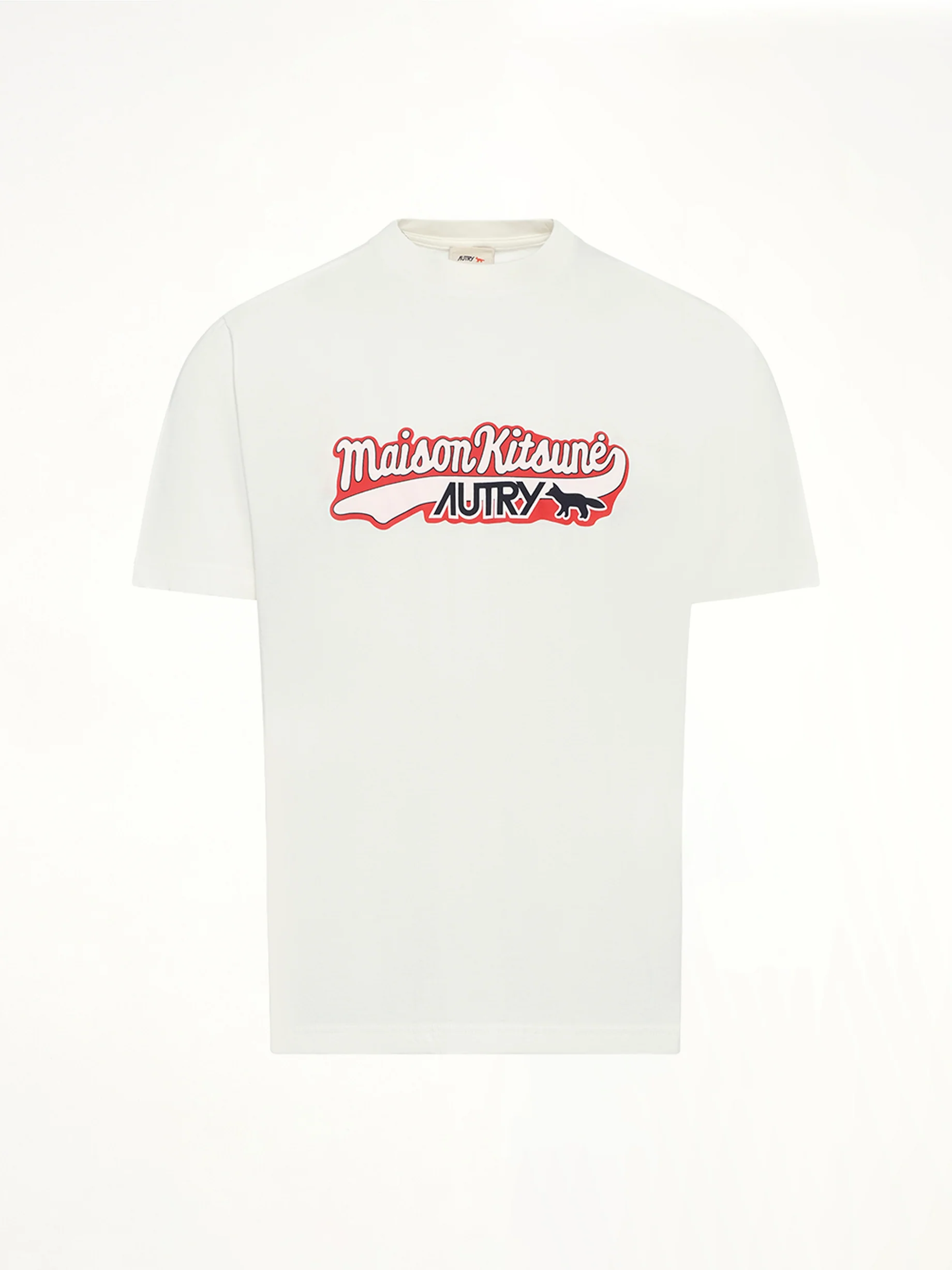 Autry x Maison Kitsune T-Shirt in White - Image 2