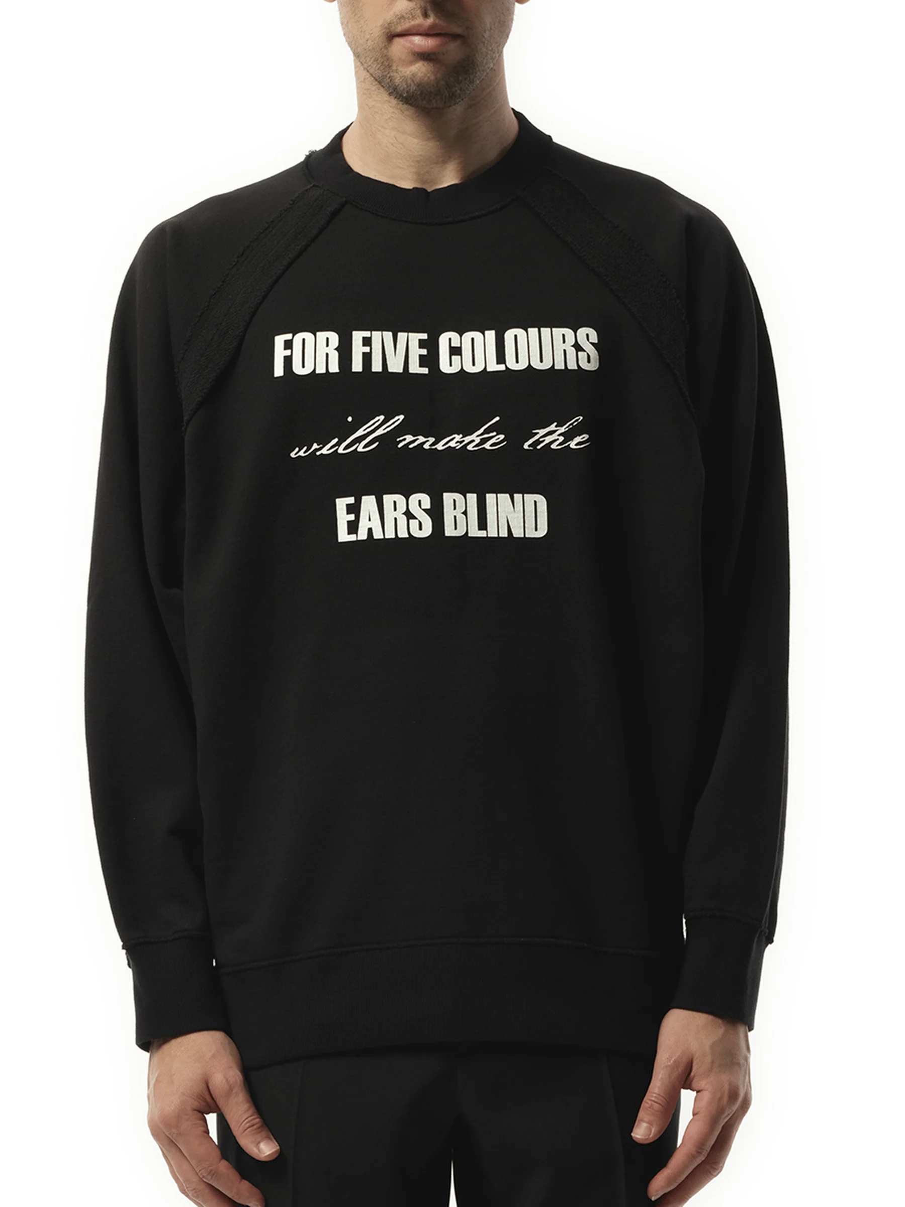 Back Logo Sweatshirt in Black1