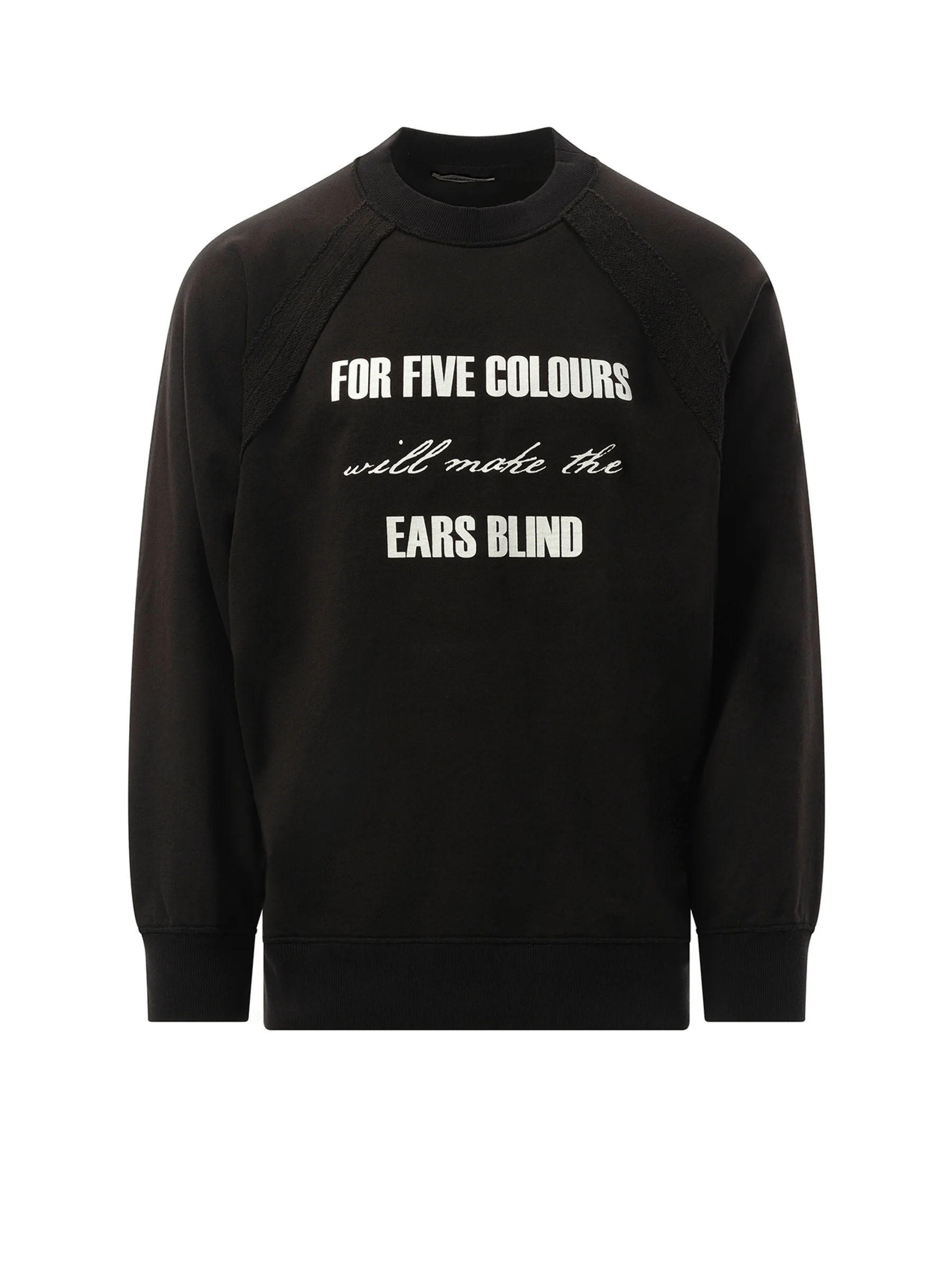 Back Logo Sweatshirt in Black1 - Image 2