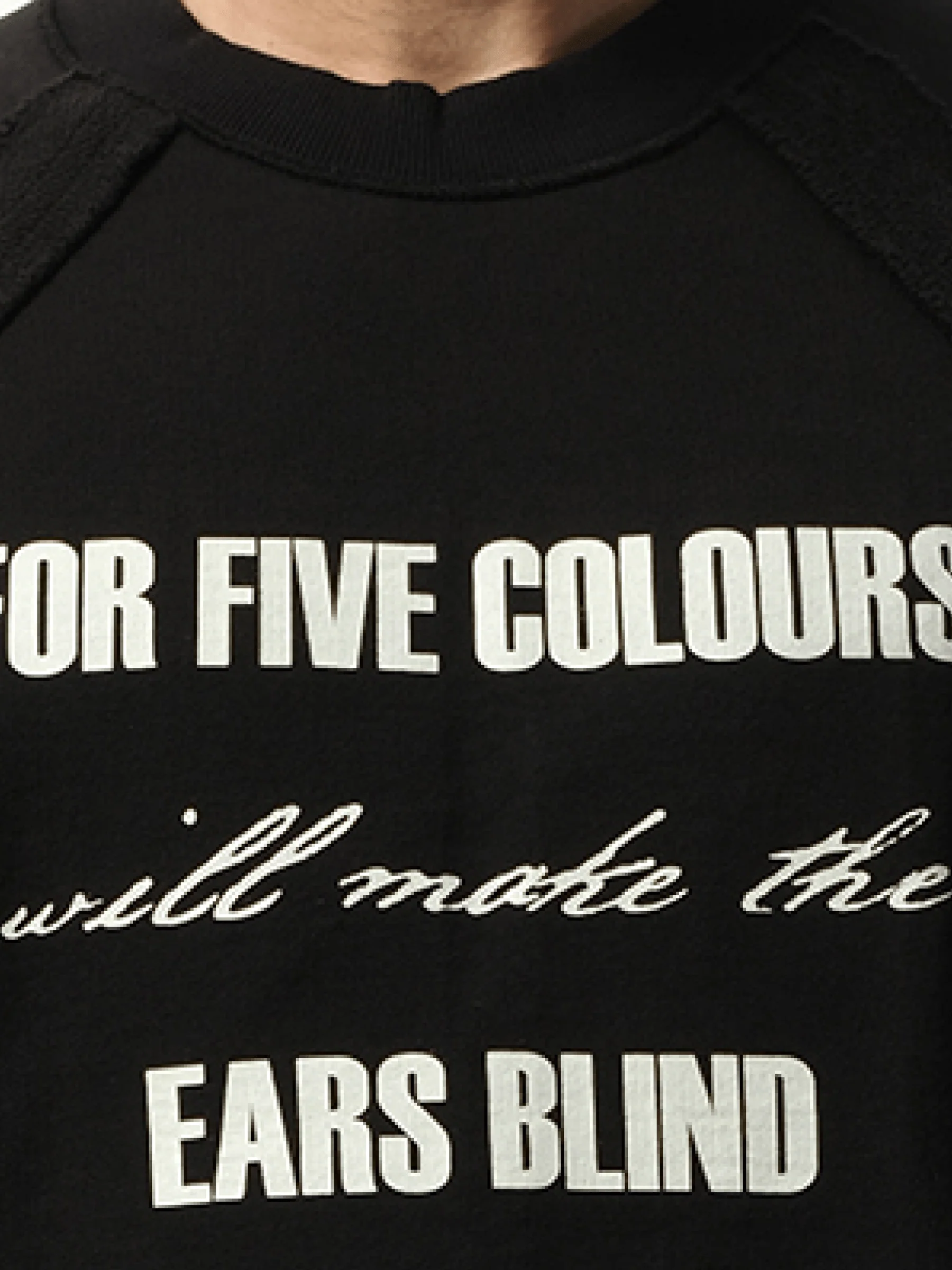 Back Logo Sweatshirt in Black1 - Image 3