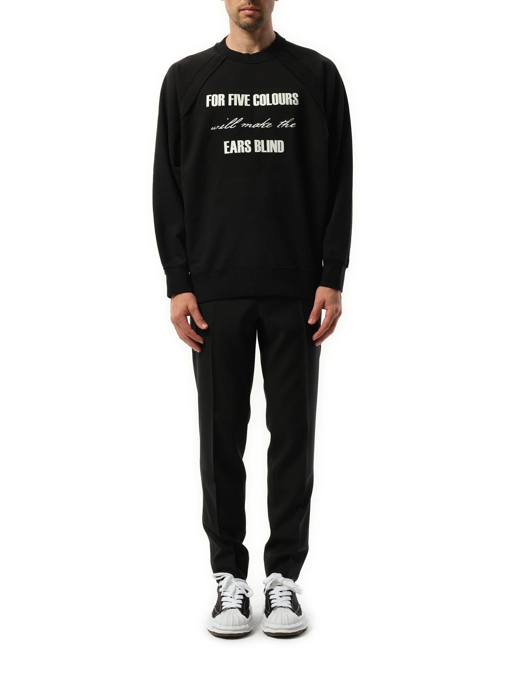 Back Logo Sweatshirt in Black1 - Image 4