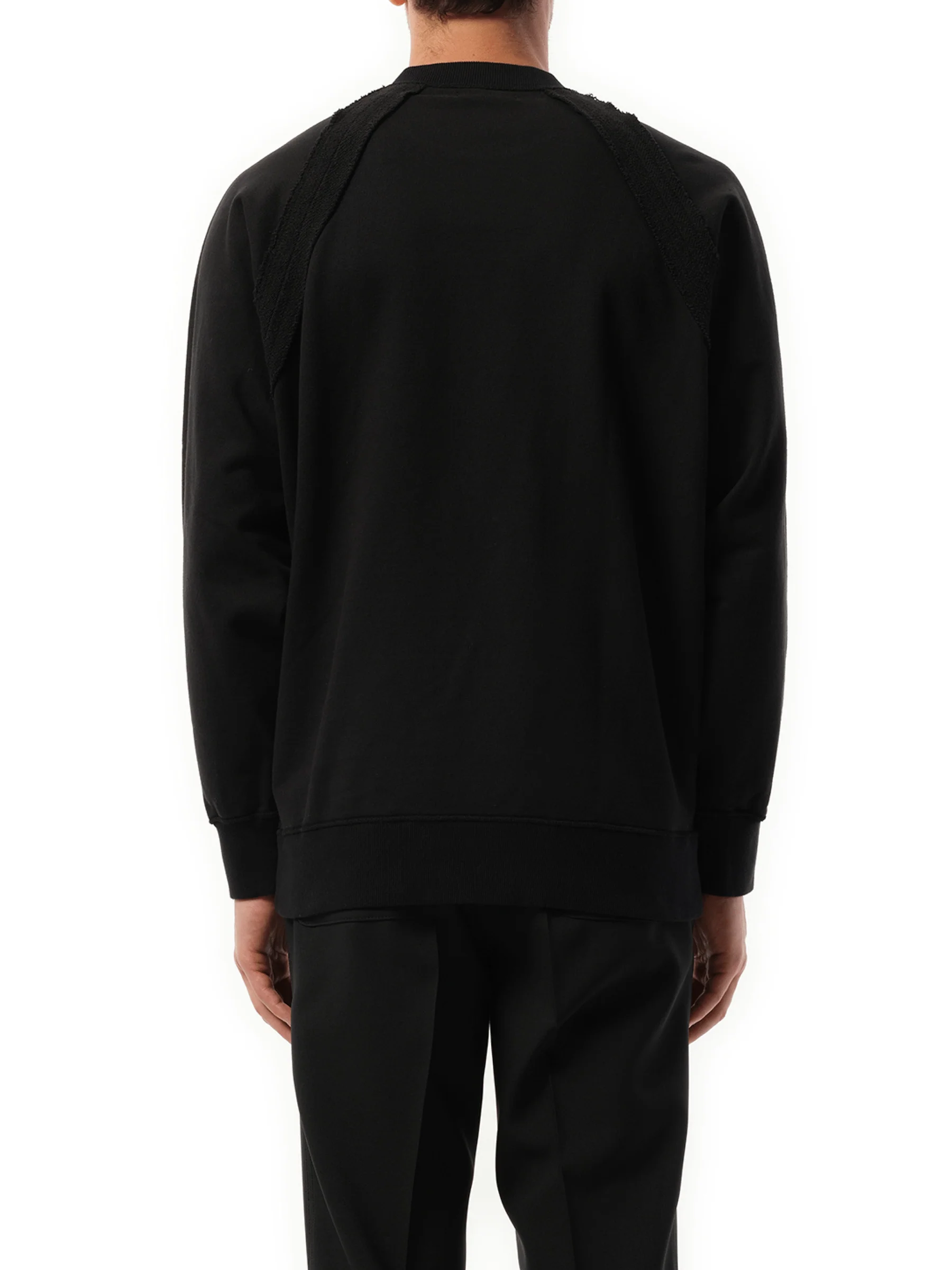 Back Logo Sweatshirt in Black1 - Image 6