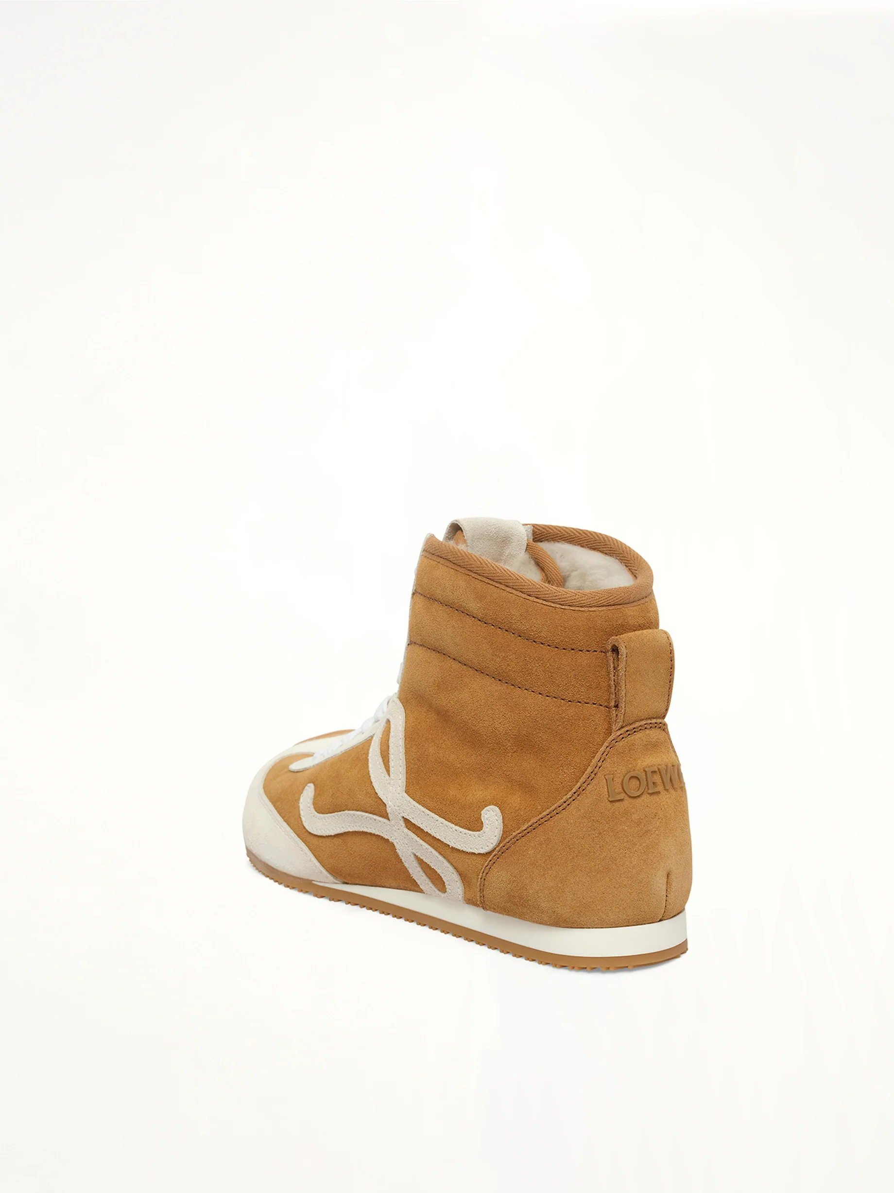 Ballet Runner 2.0 High Top in Tan/White - Image 3