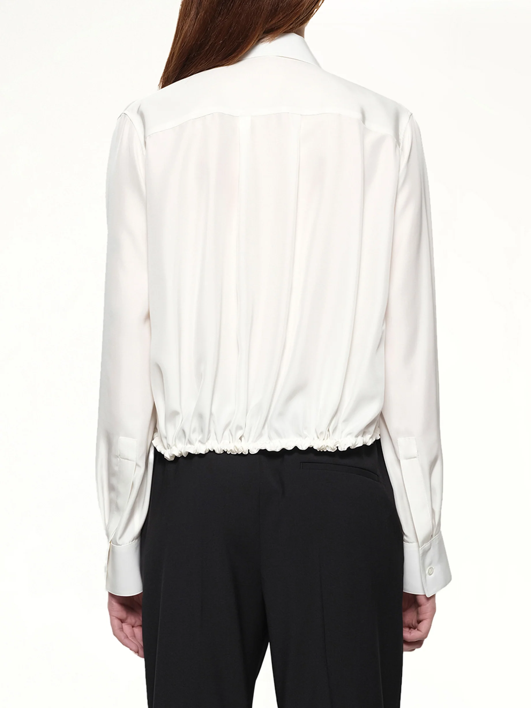 Balloon Shirt in White - Image 5