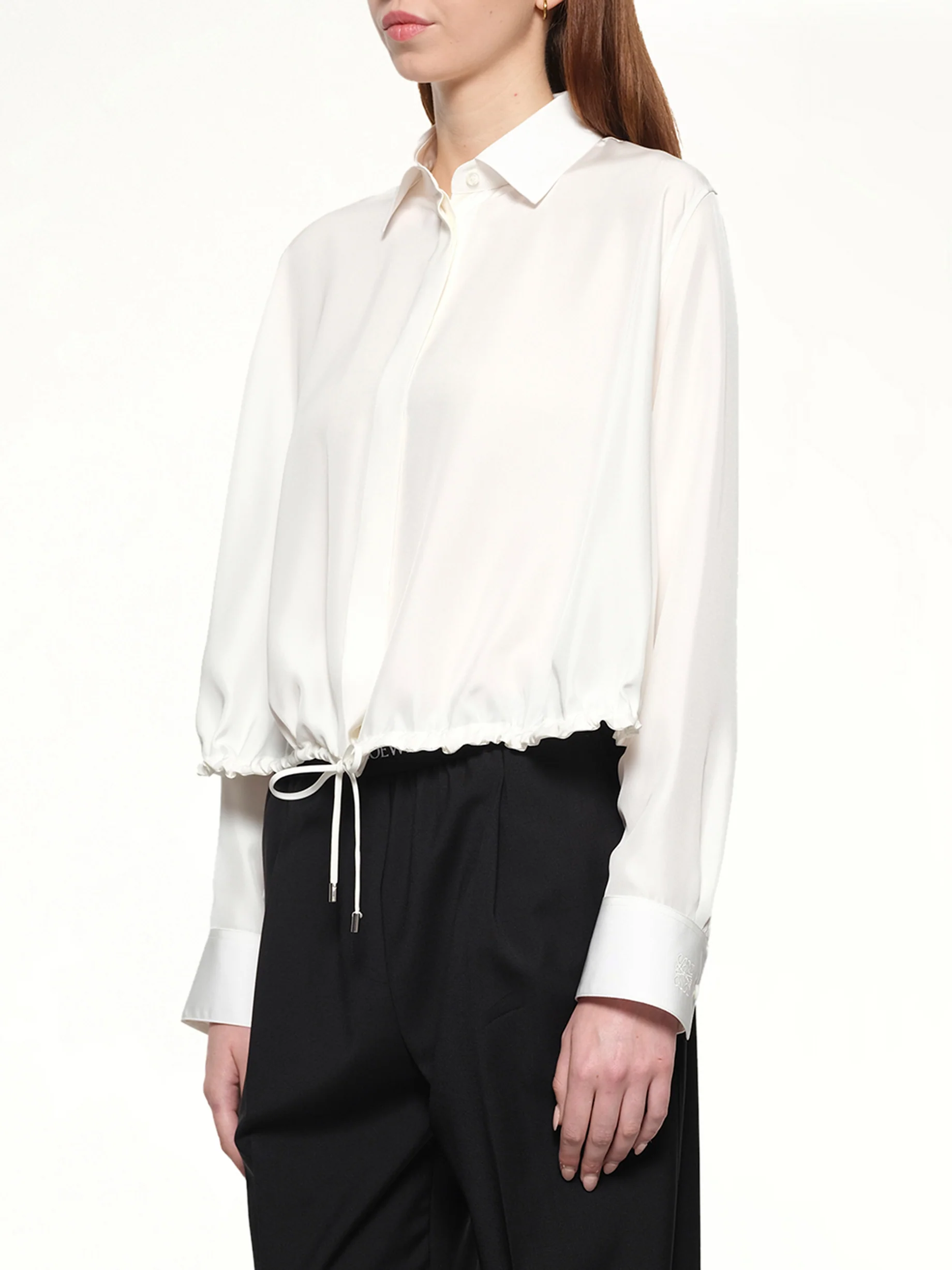 Balloon Shirt in White - Image 6