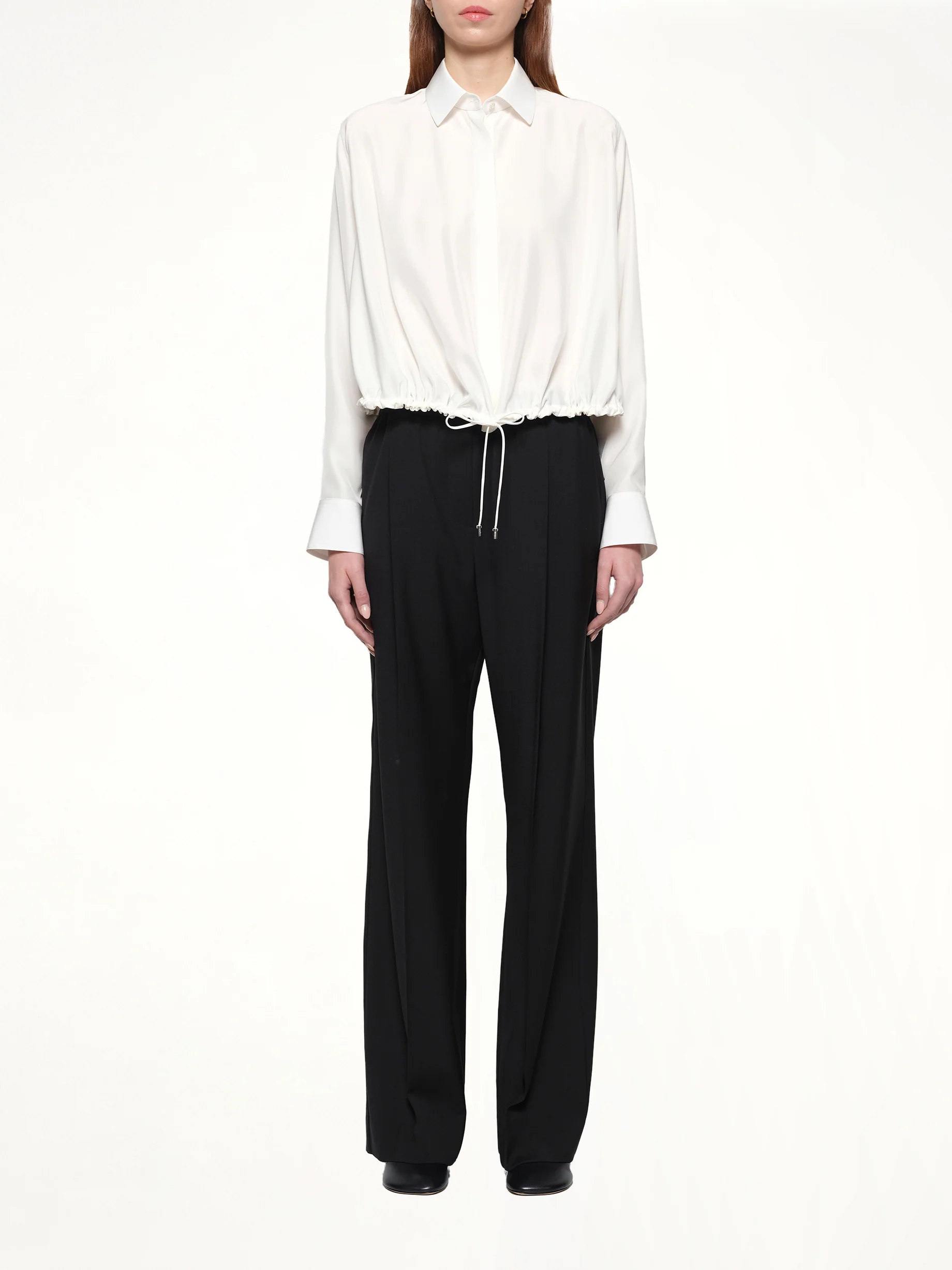 Balloon Shirt in White - Image 7