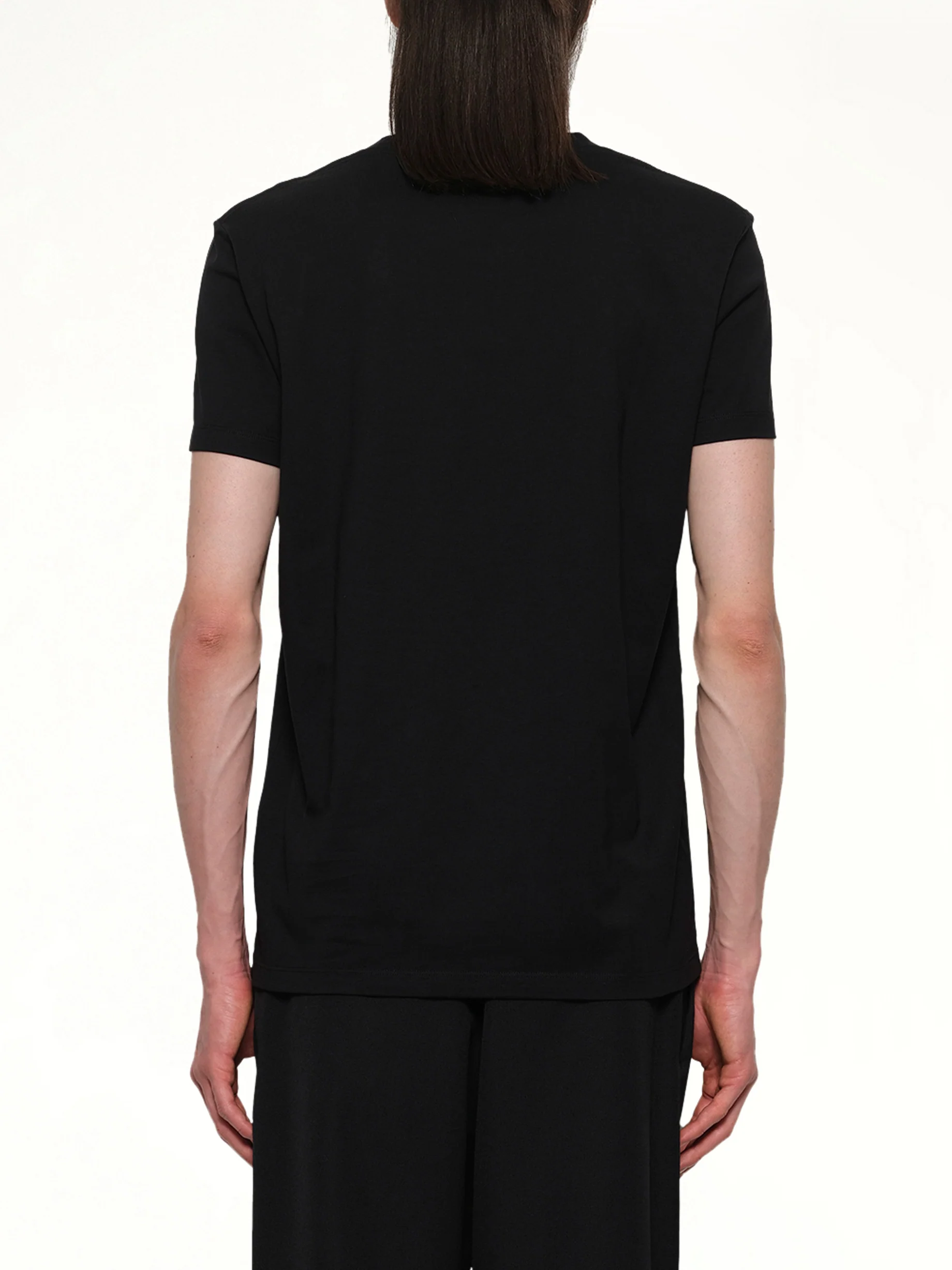Balmain Chain Logo T-Shirt in Black/Gold - Image 5