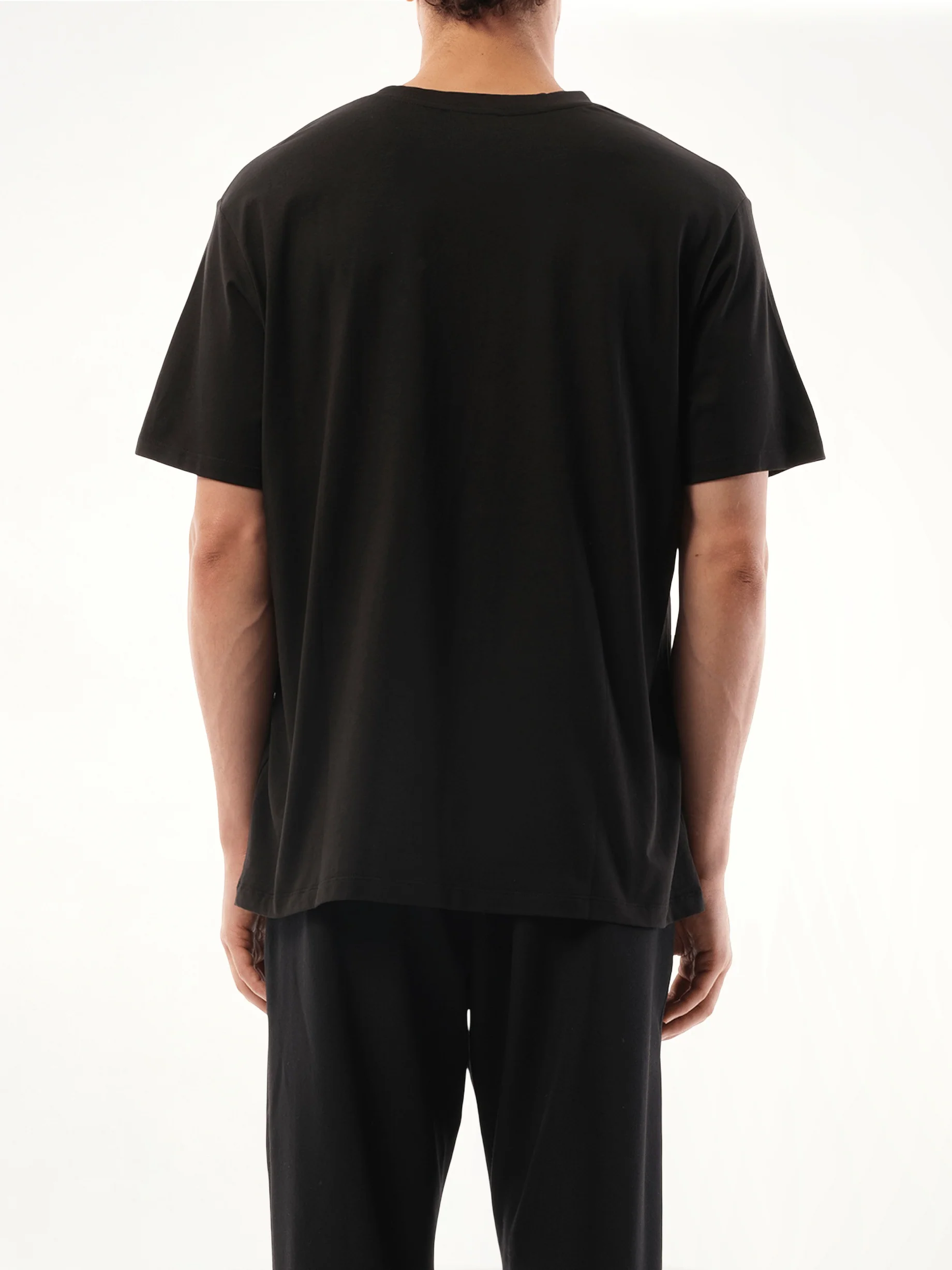 Balmain Print Reg Fit T-Shirt in Black/White - Image 6