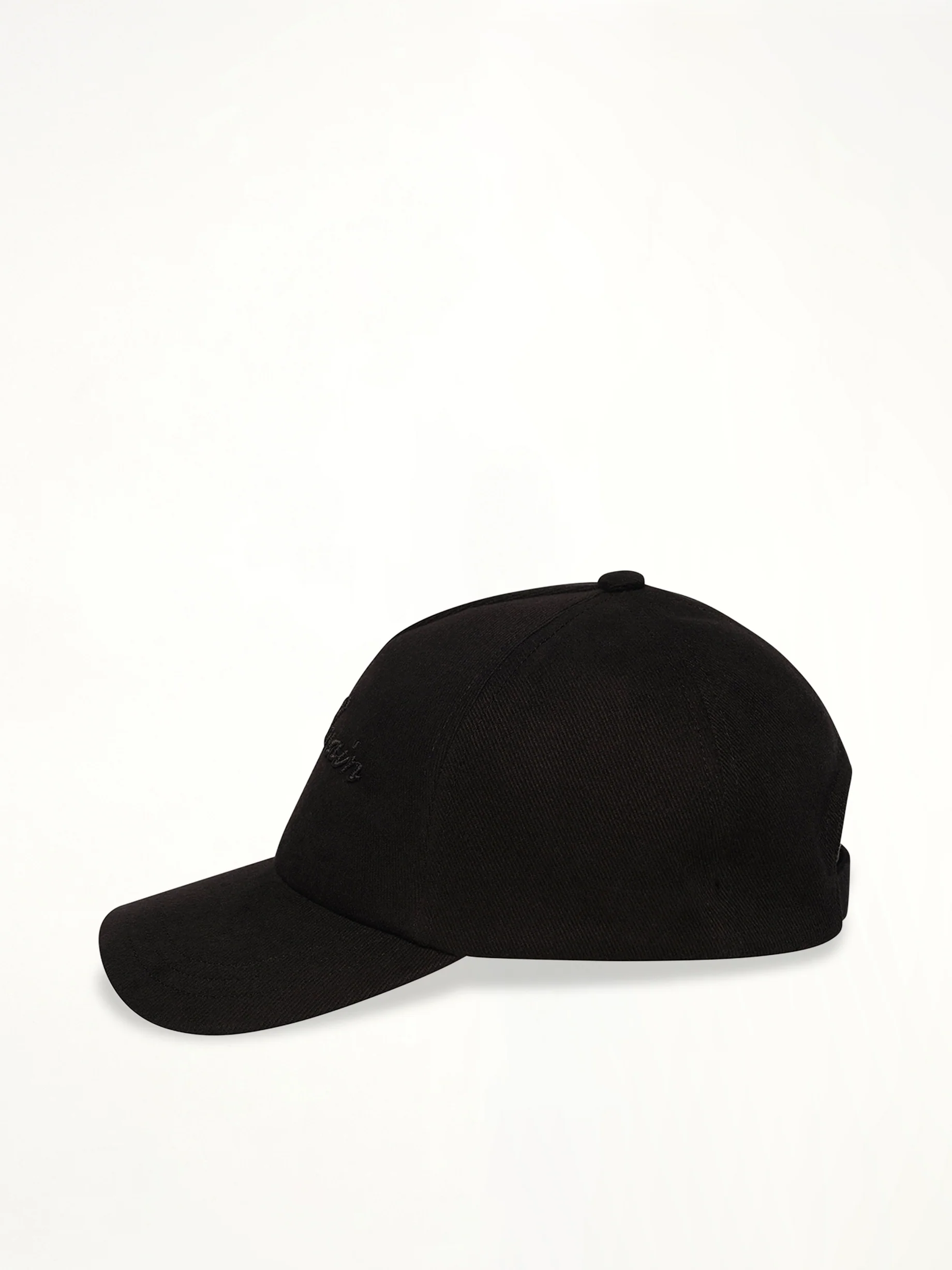 Balmain Signature Cotton Cap in Black - Image 2