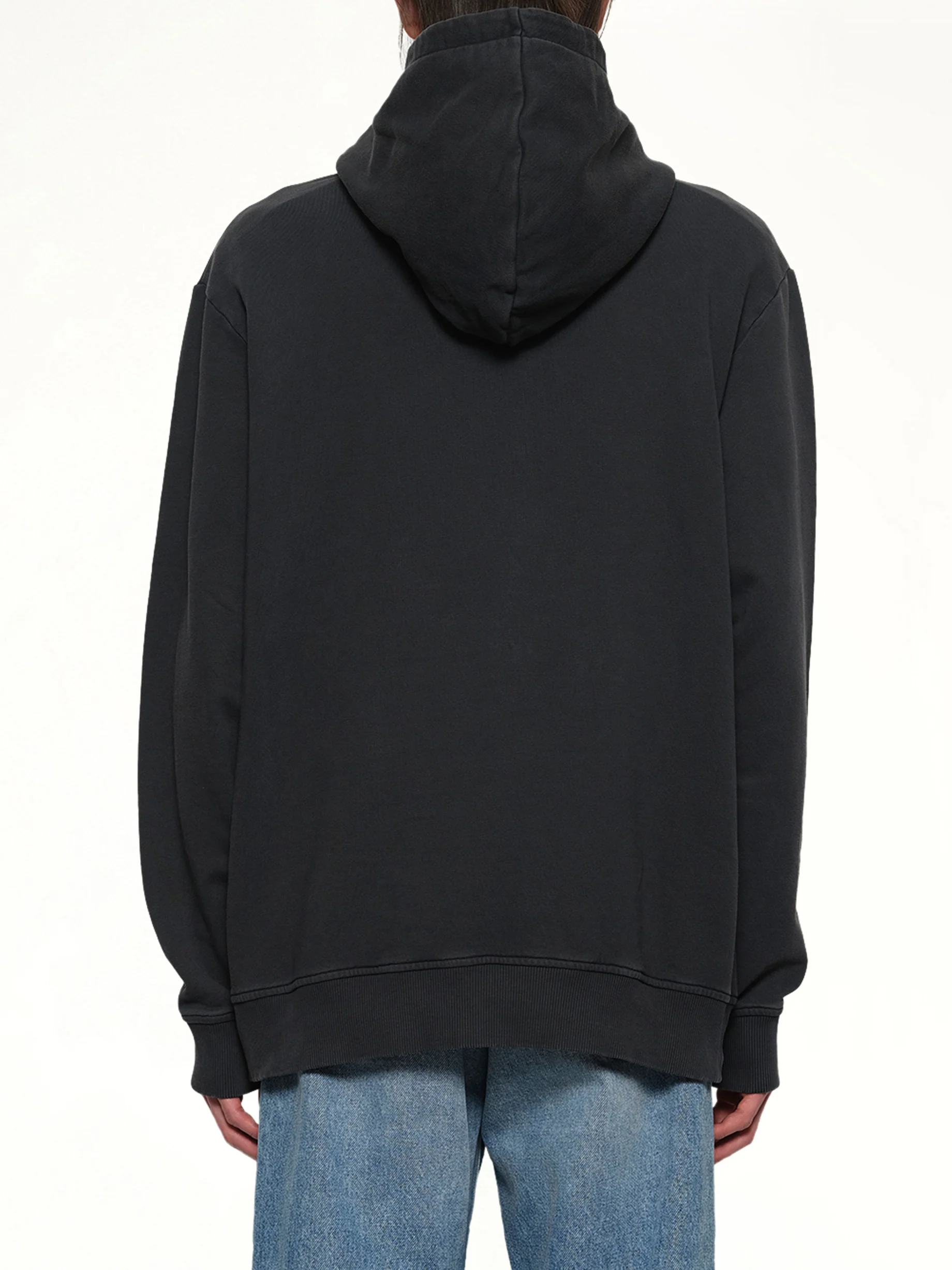 Balmain Vintage Emblem Hoodie in Vintage Black - Image 5