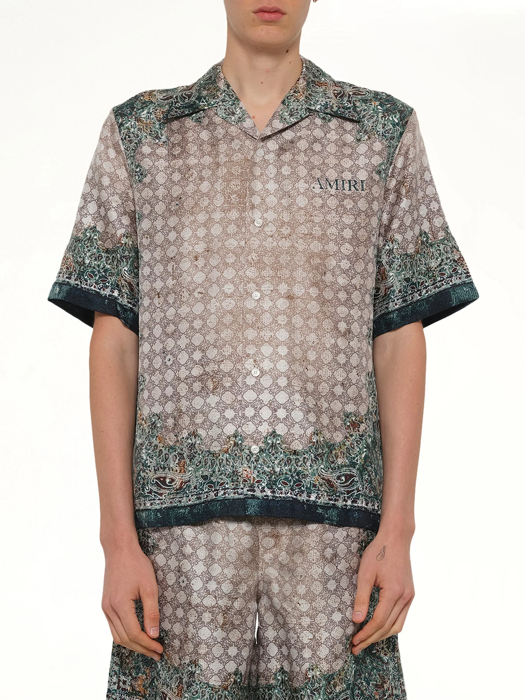 Bandana Bowling Shirt in Multicolour
