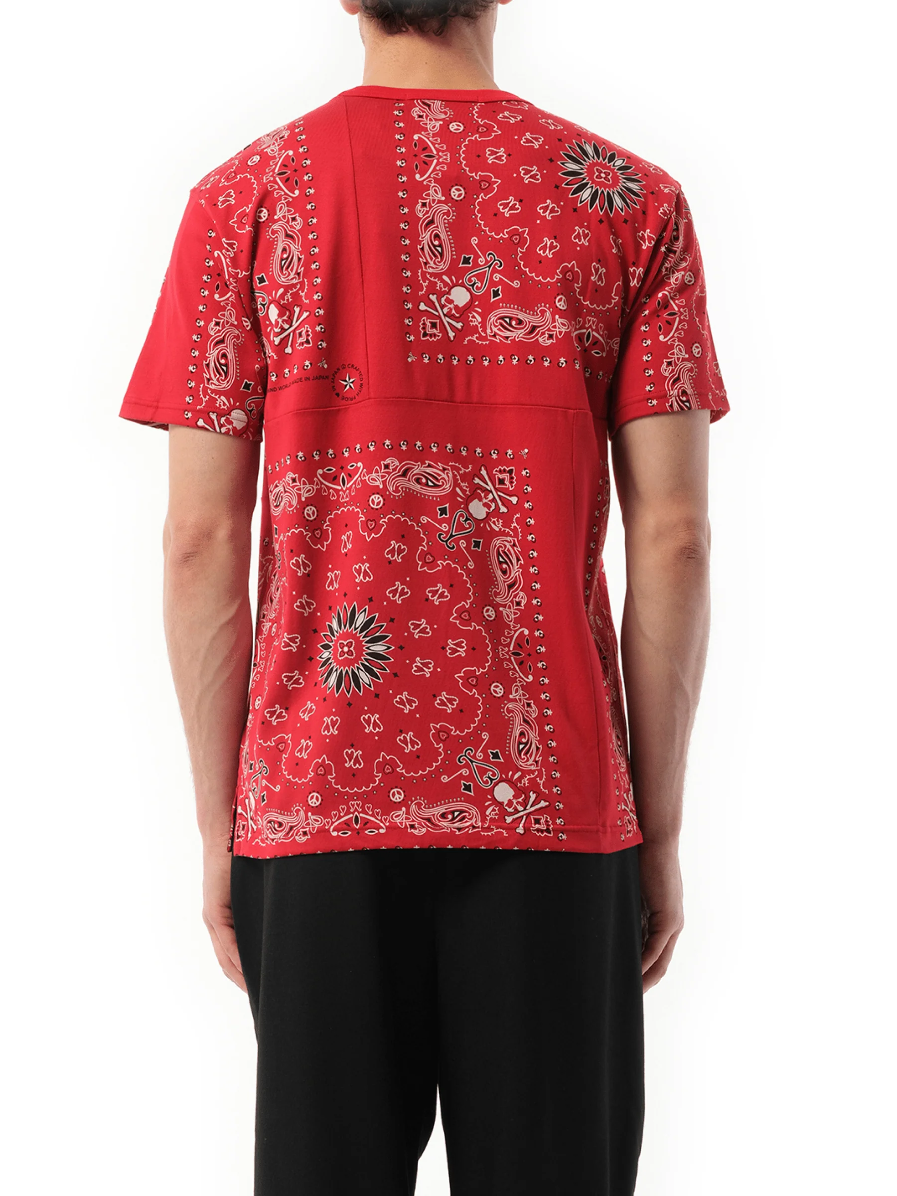 Bandana Logo T-Shirt in Red - Image 6