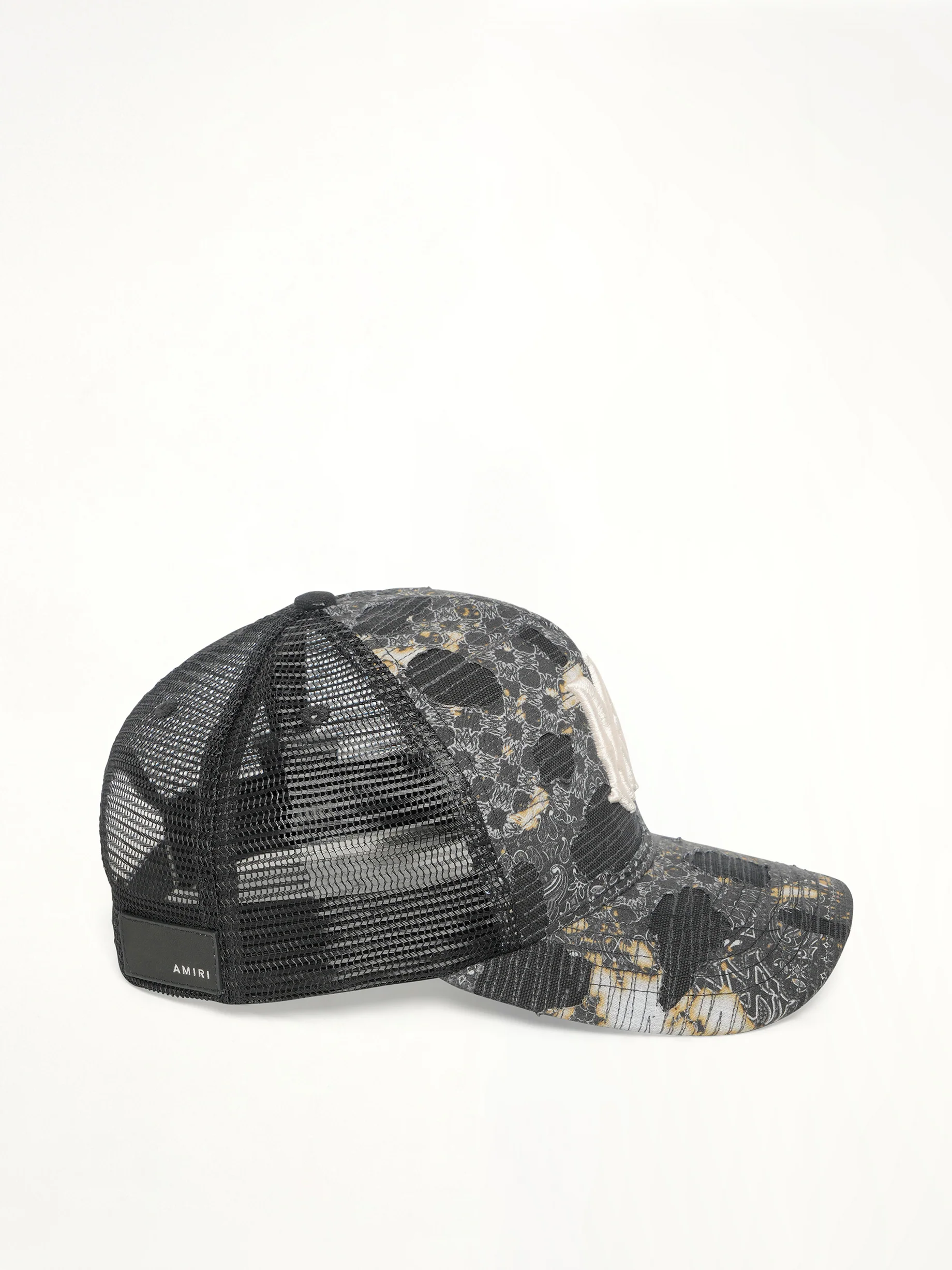 Bandana Repair Trucker Hat in Black - Image 2