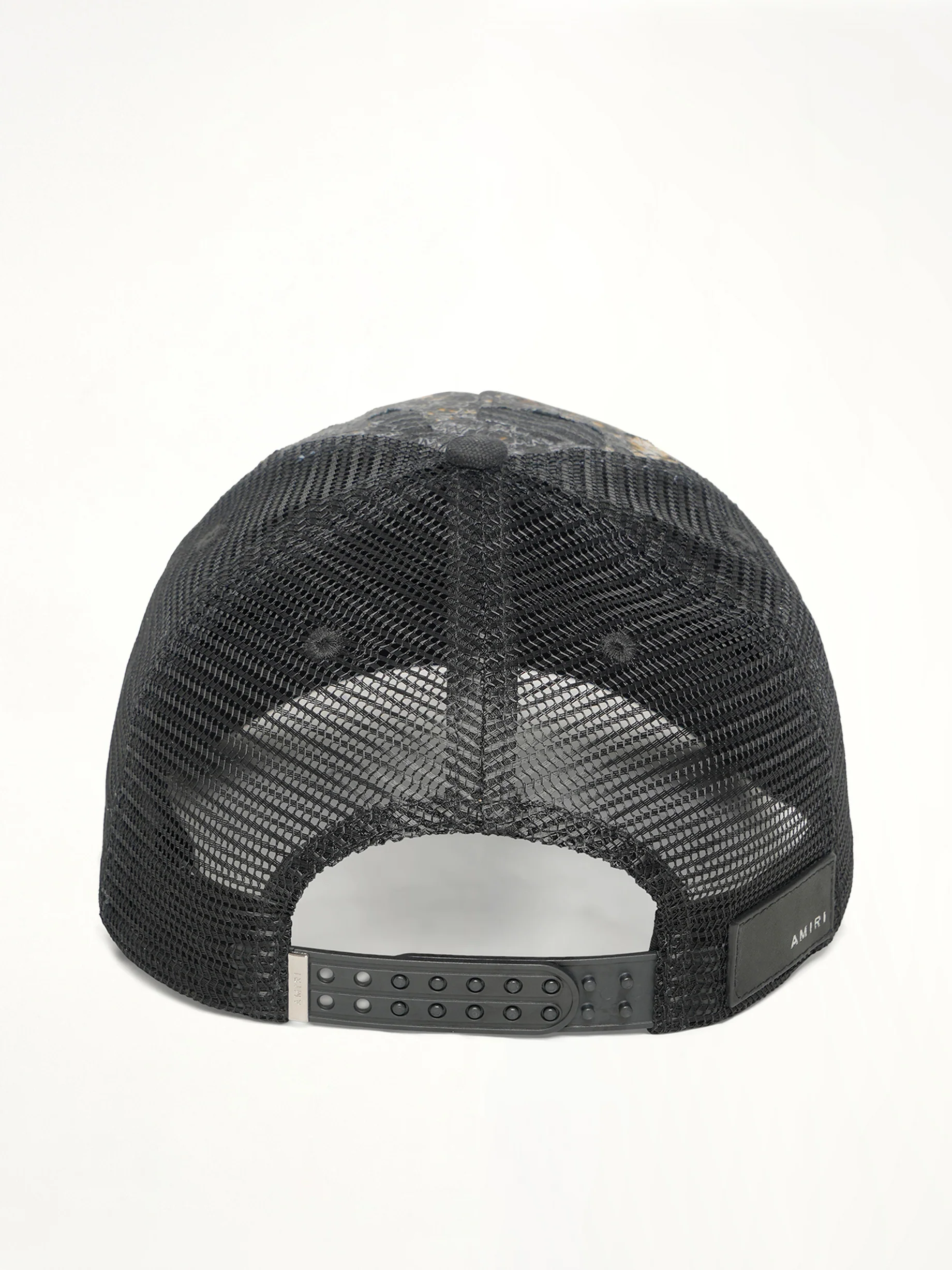 Bandana Repair Trucker Hat in Black - Image 3