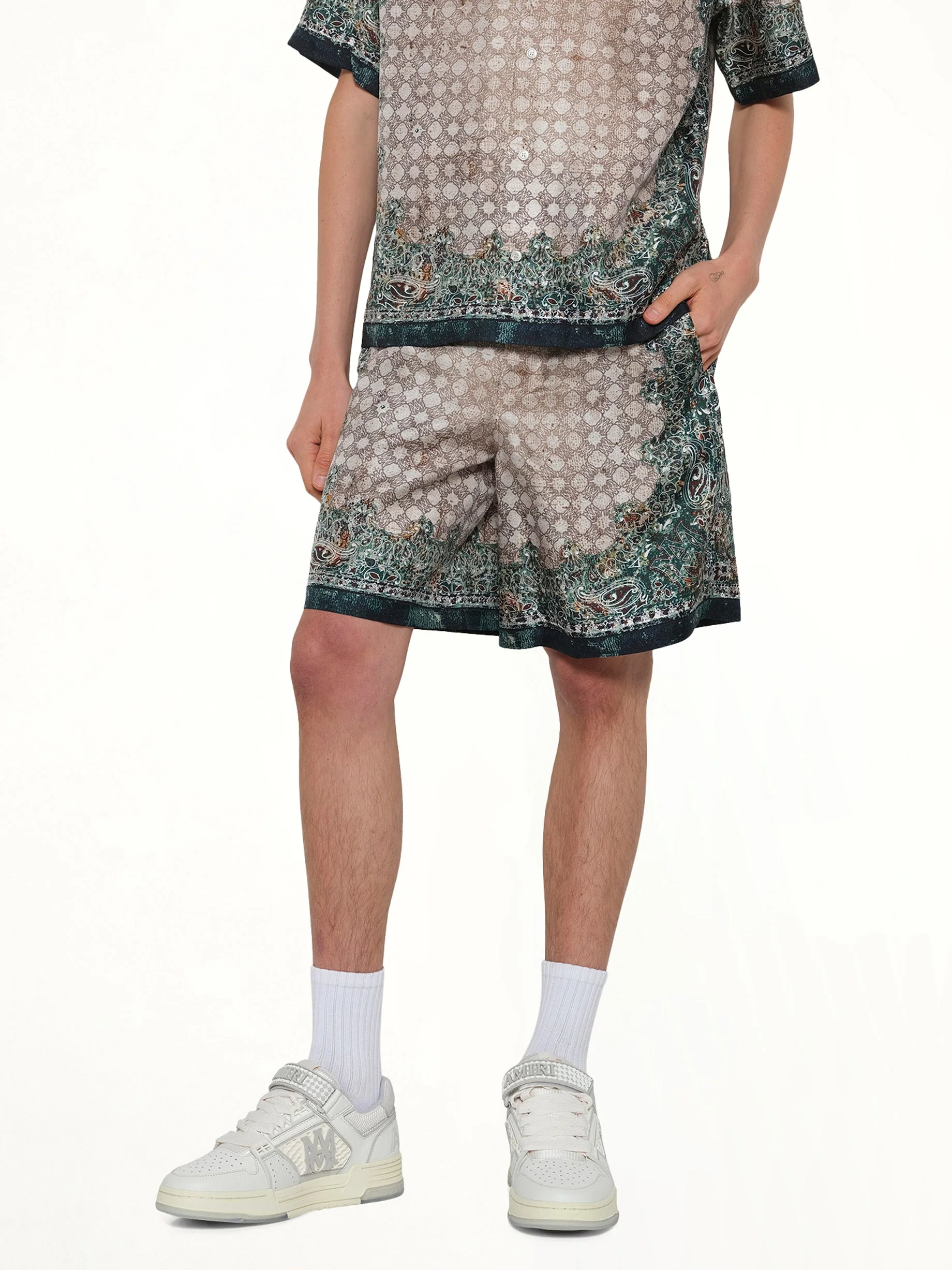 Bandana Shorts in Multicolour - Image 6