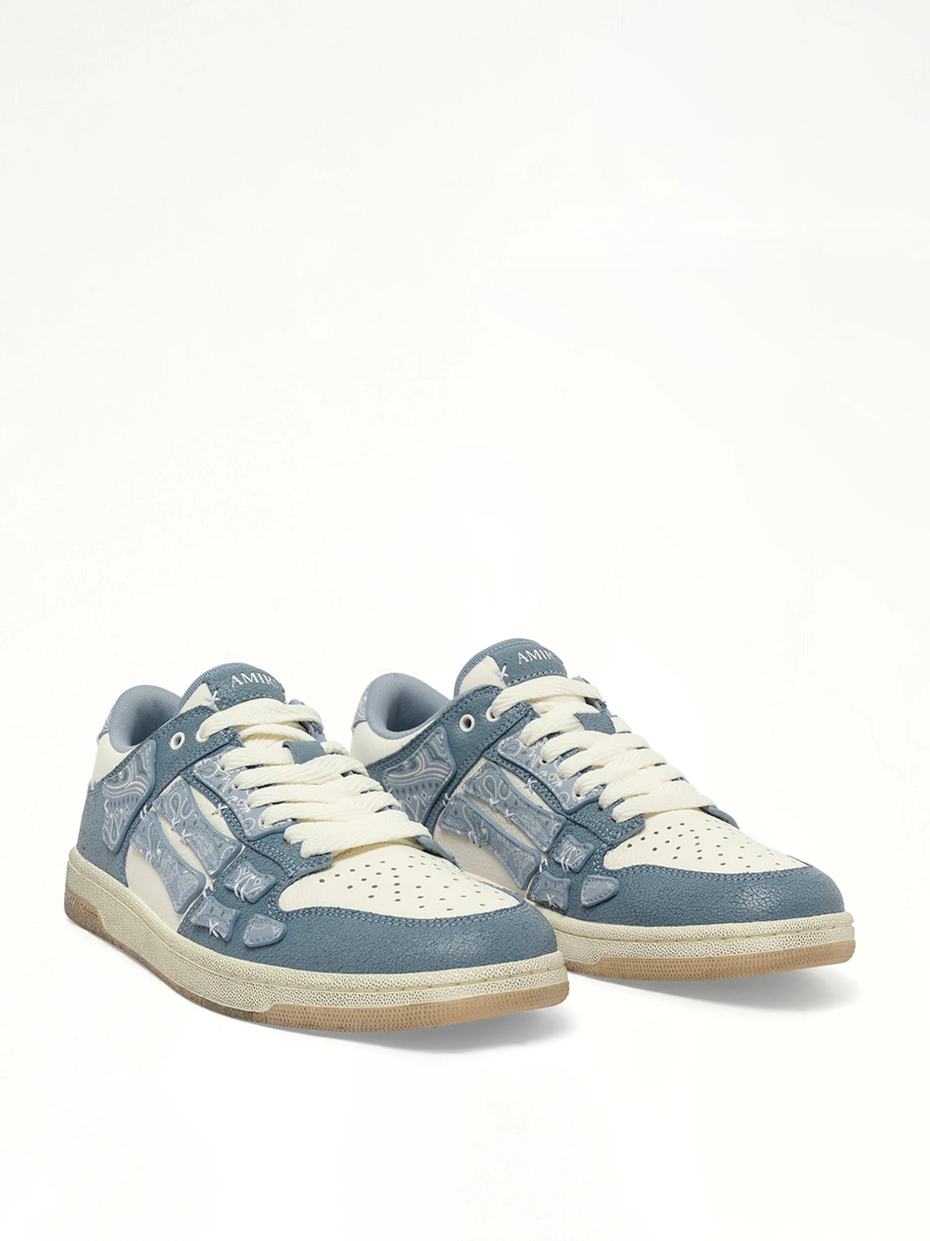 Bandana Skeleton Top Low Sneaker in Ashley Blue - Image 2