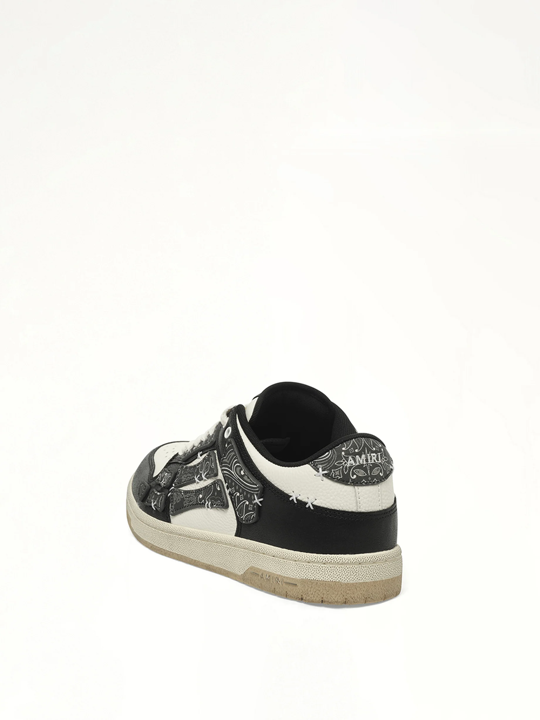 Bandana Skeleton Top Low Sneaker in Black - Image 4
