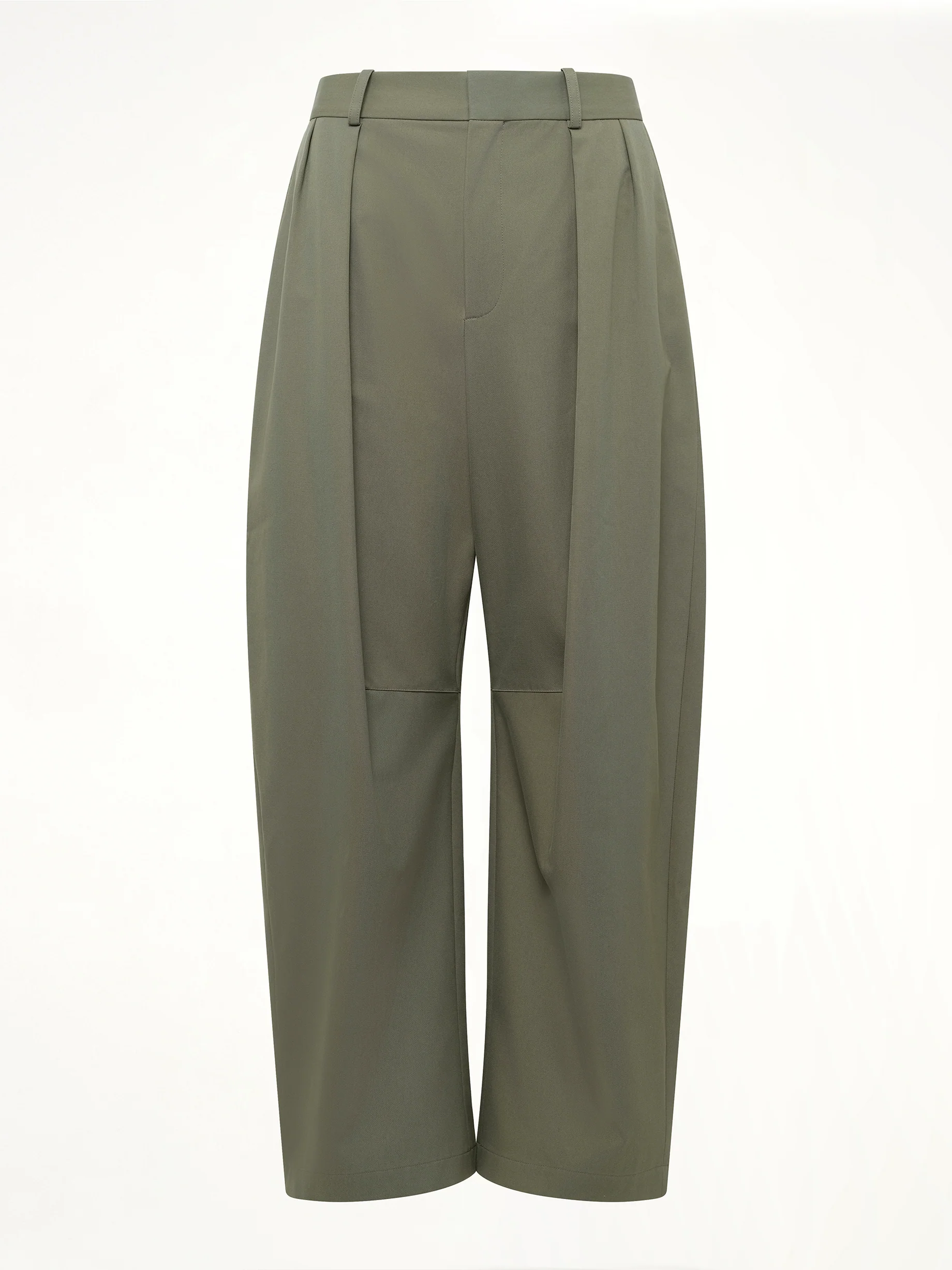 Barrel Trouser AF in Khaki Green - Image 2