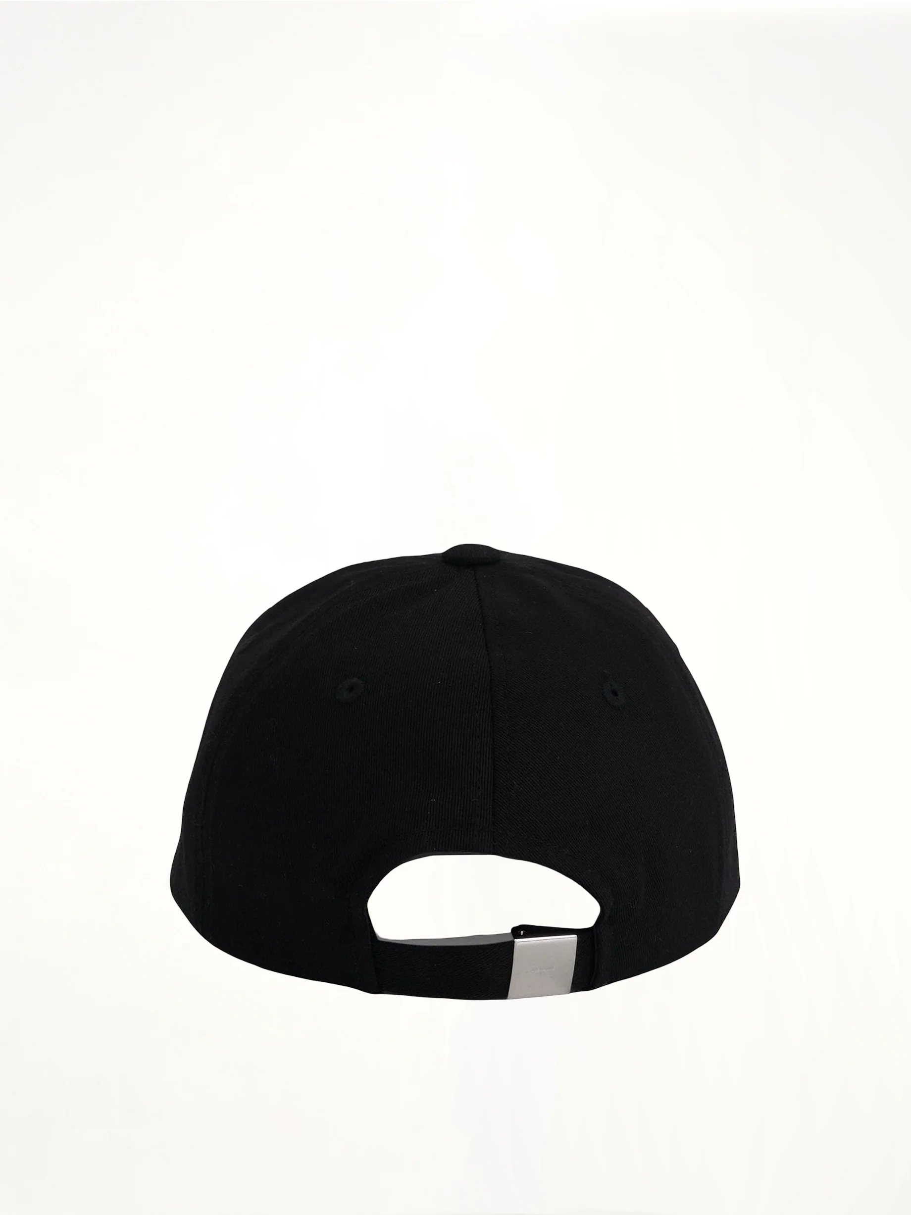 Basic 1506 Logo Cap in Black - Image 3