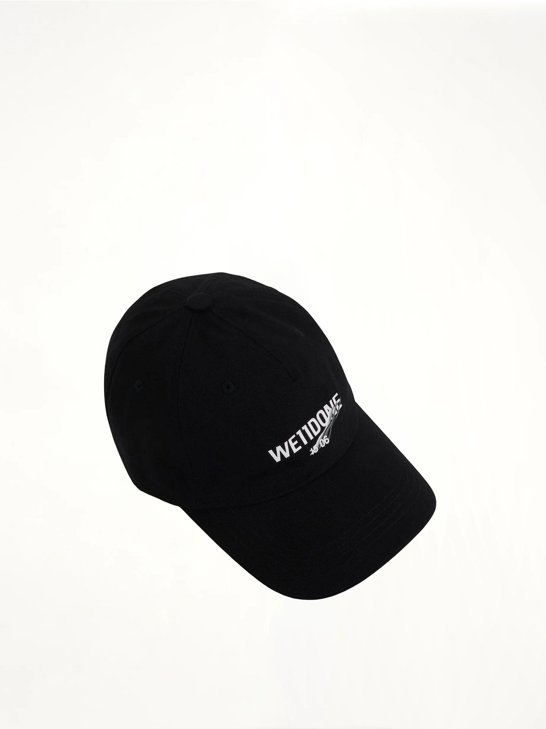 Basic 1506 Logo Cap in Black - Image 4
