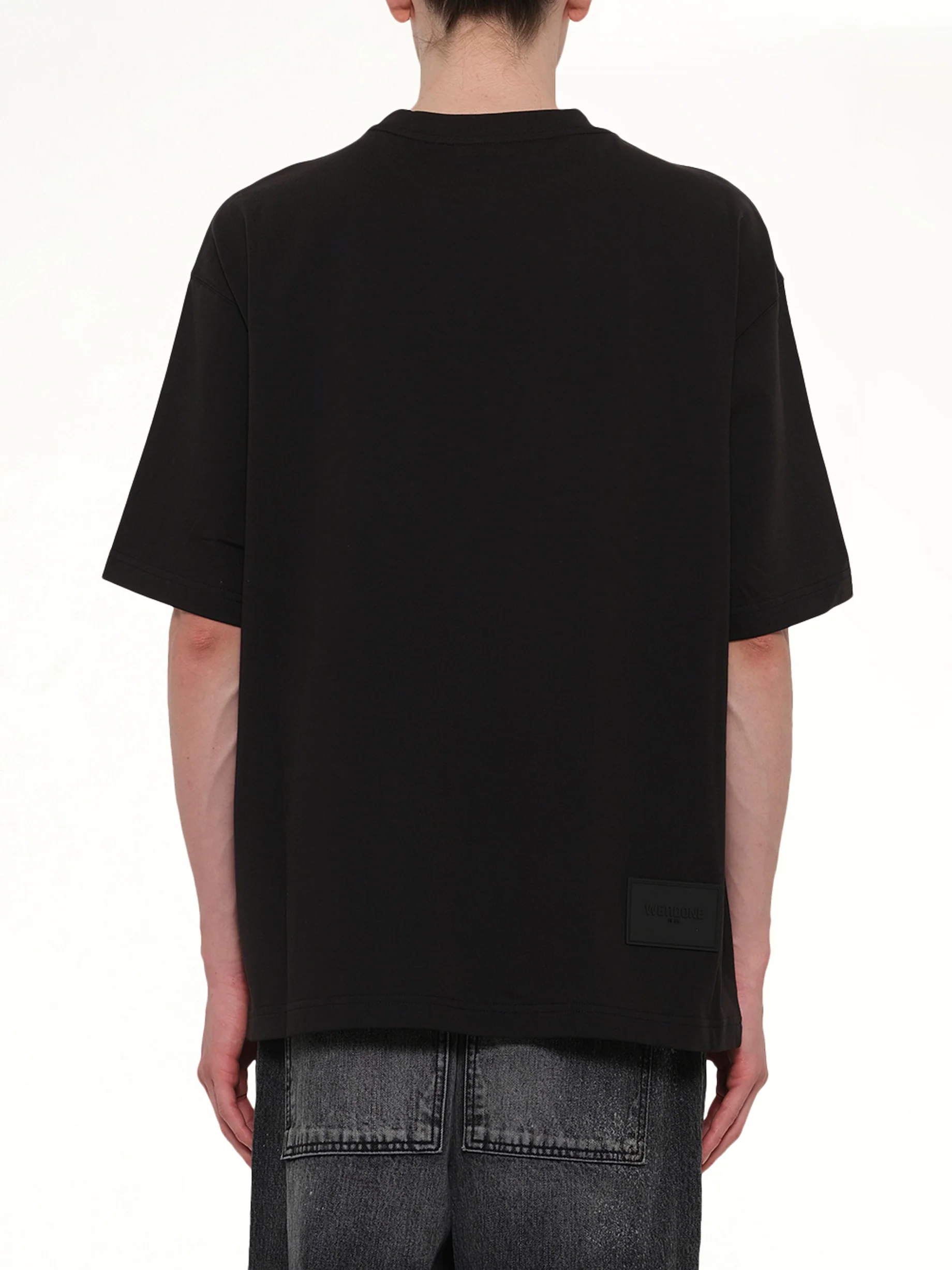 Basic Logo Large T-Shirt in Black - Image 5